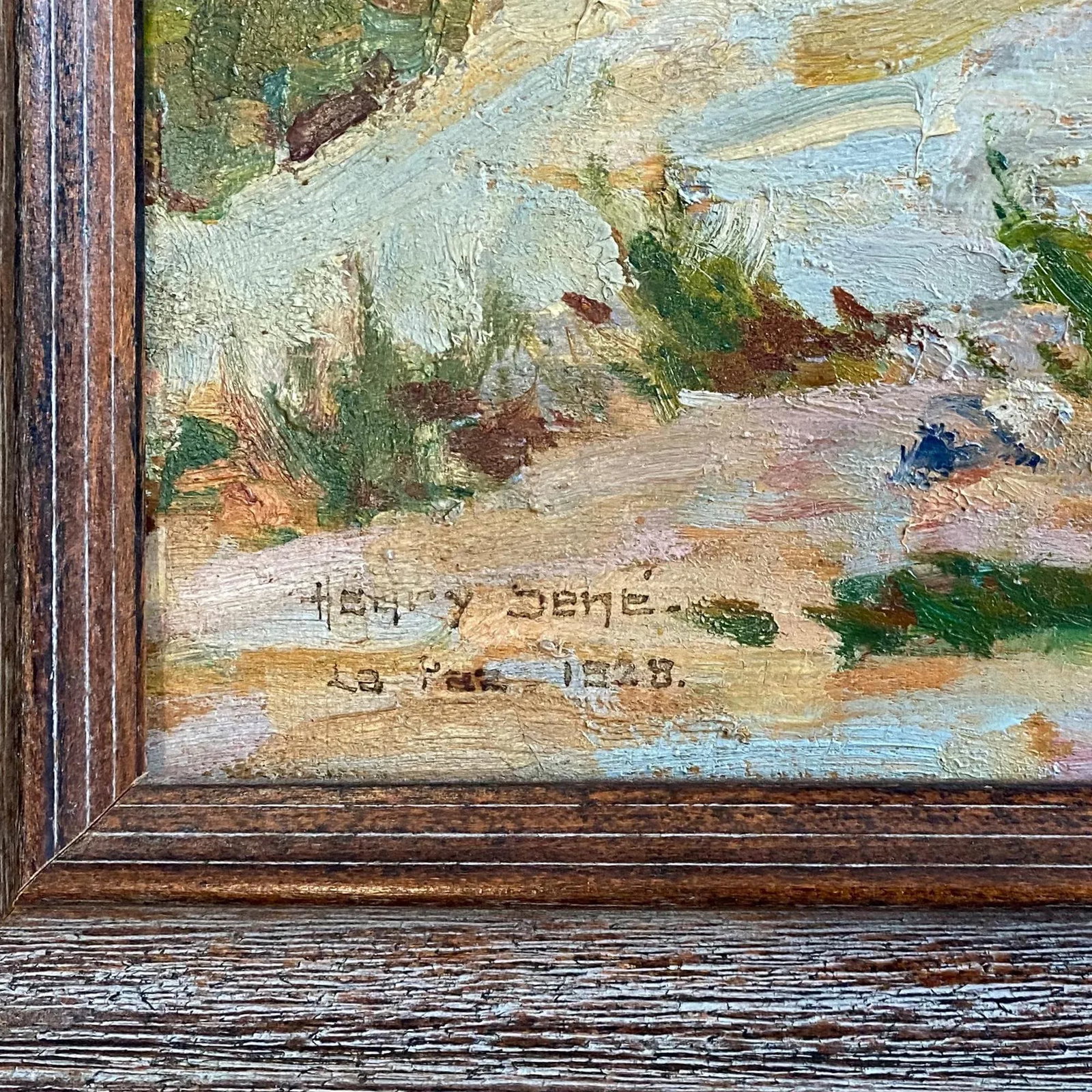 Impressionist Landscapes Henry Sene, French - A Pair - 7