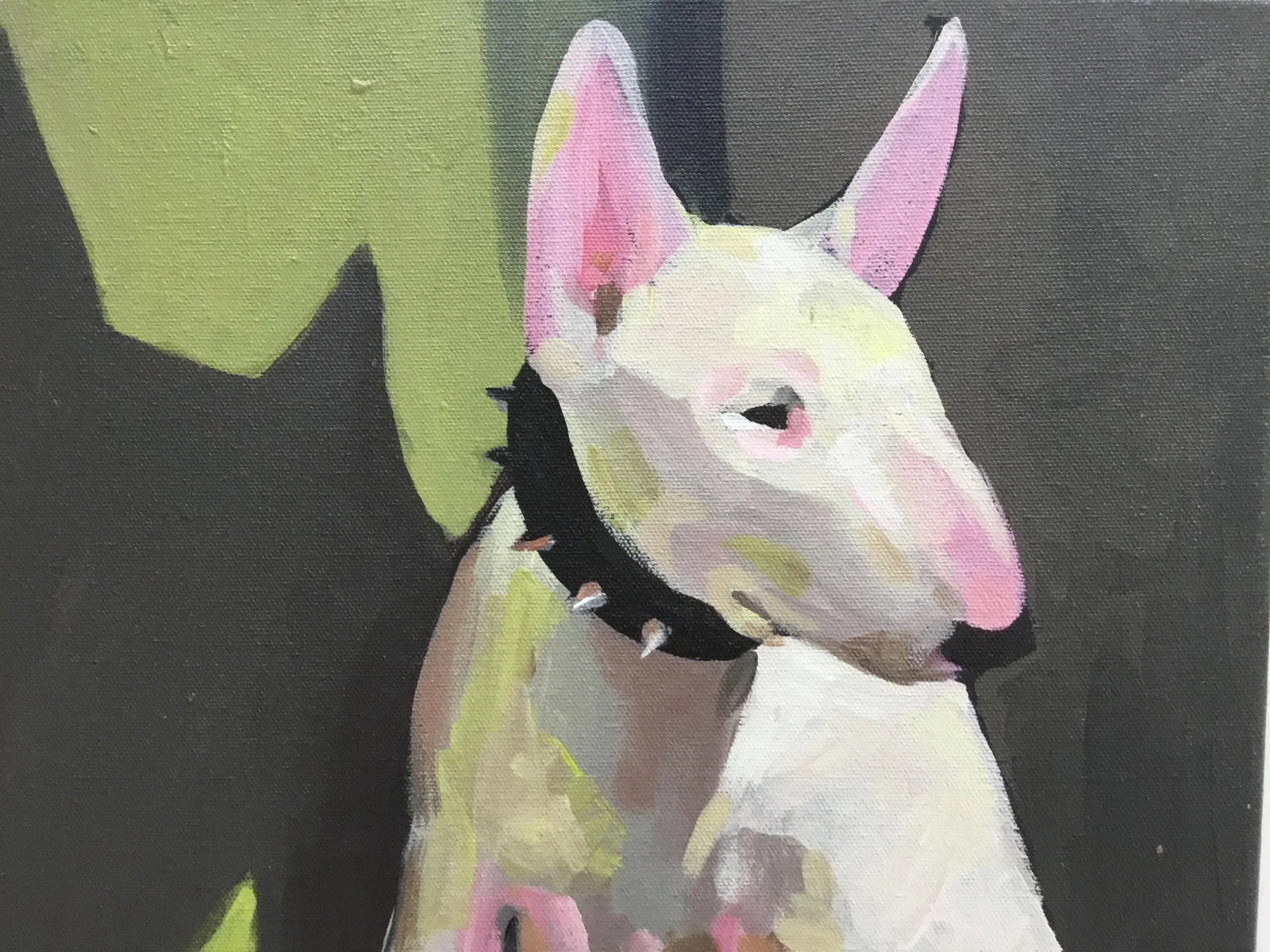 "in the Corner" Acrylic on Canvas by T. Nivina - 3