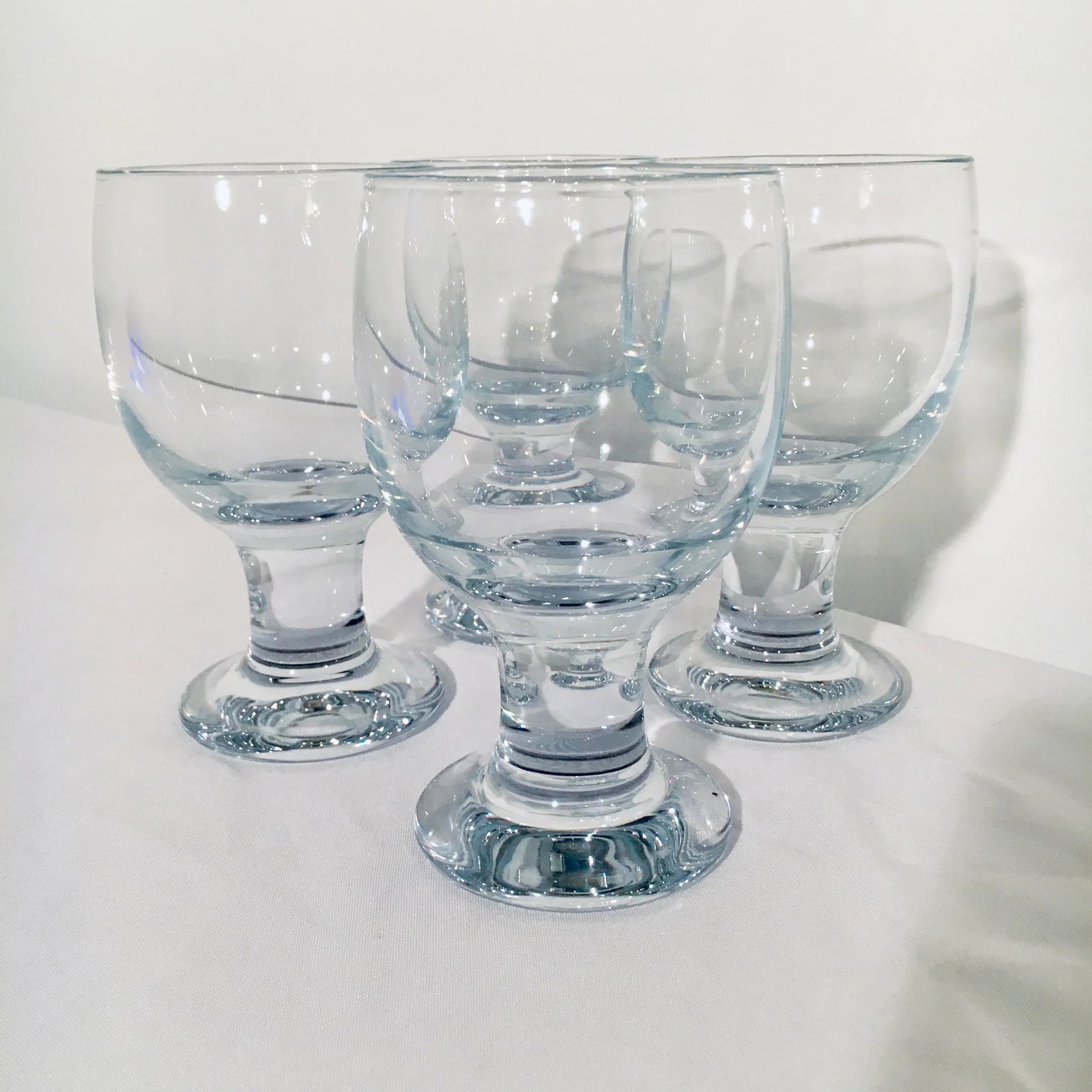 Vintage Signed Crystal Water Goblets - Set of 4 - 2