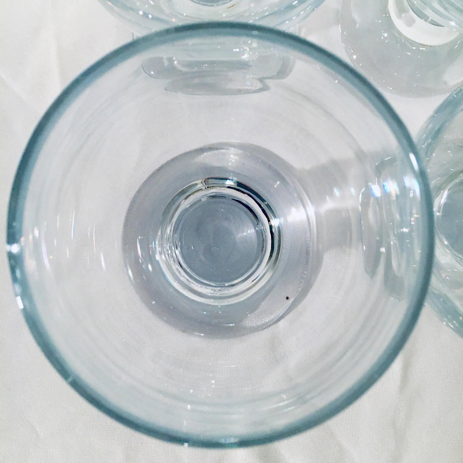 Vintage Signed Crystal Water Goblets - Set of 4 - 5