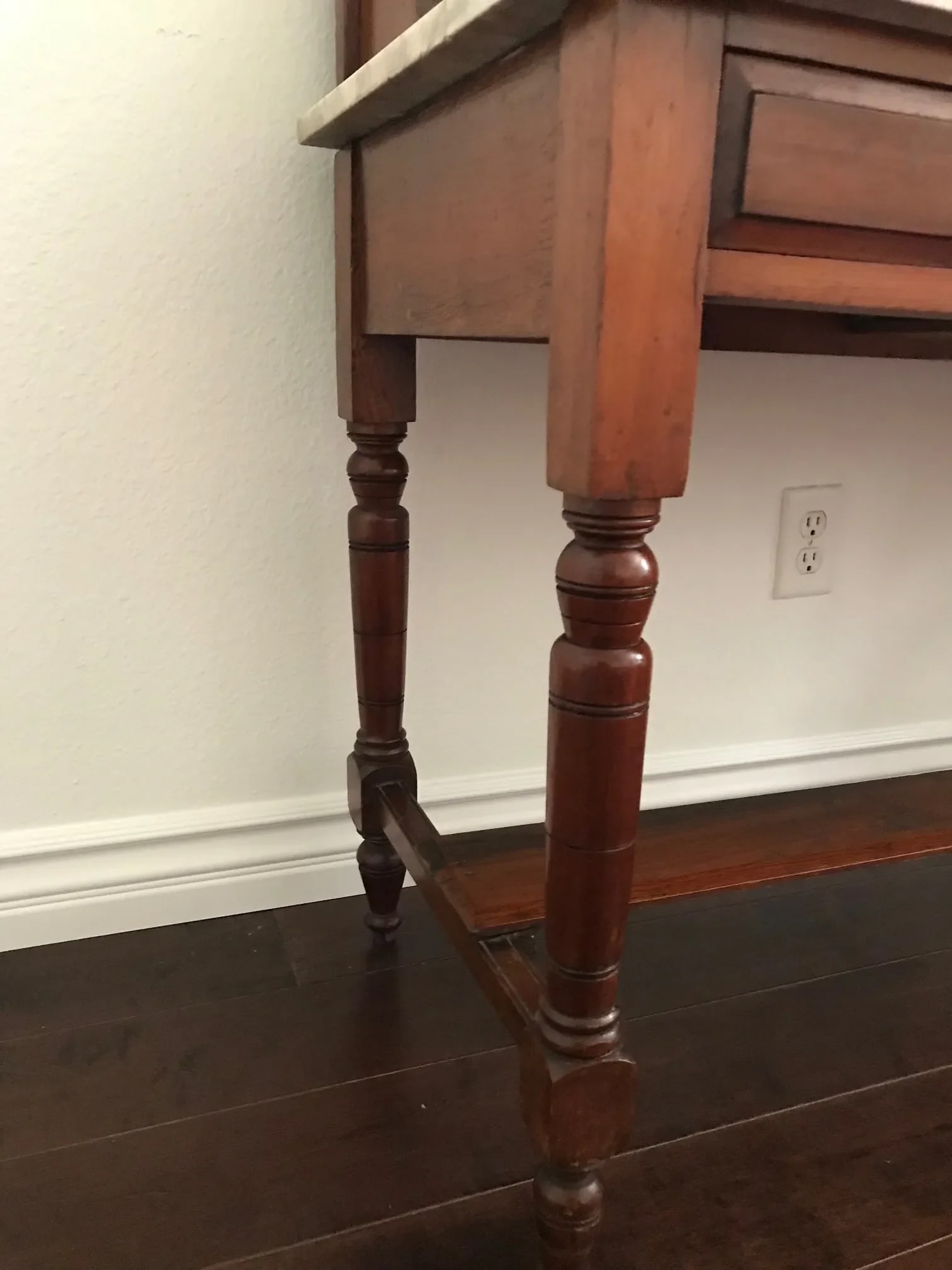 1850-1870 Victorian English Marble Top Washstand - 8