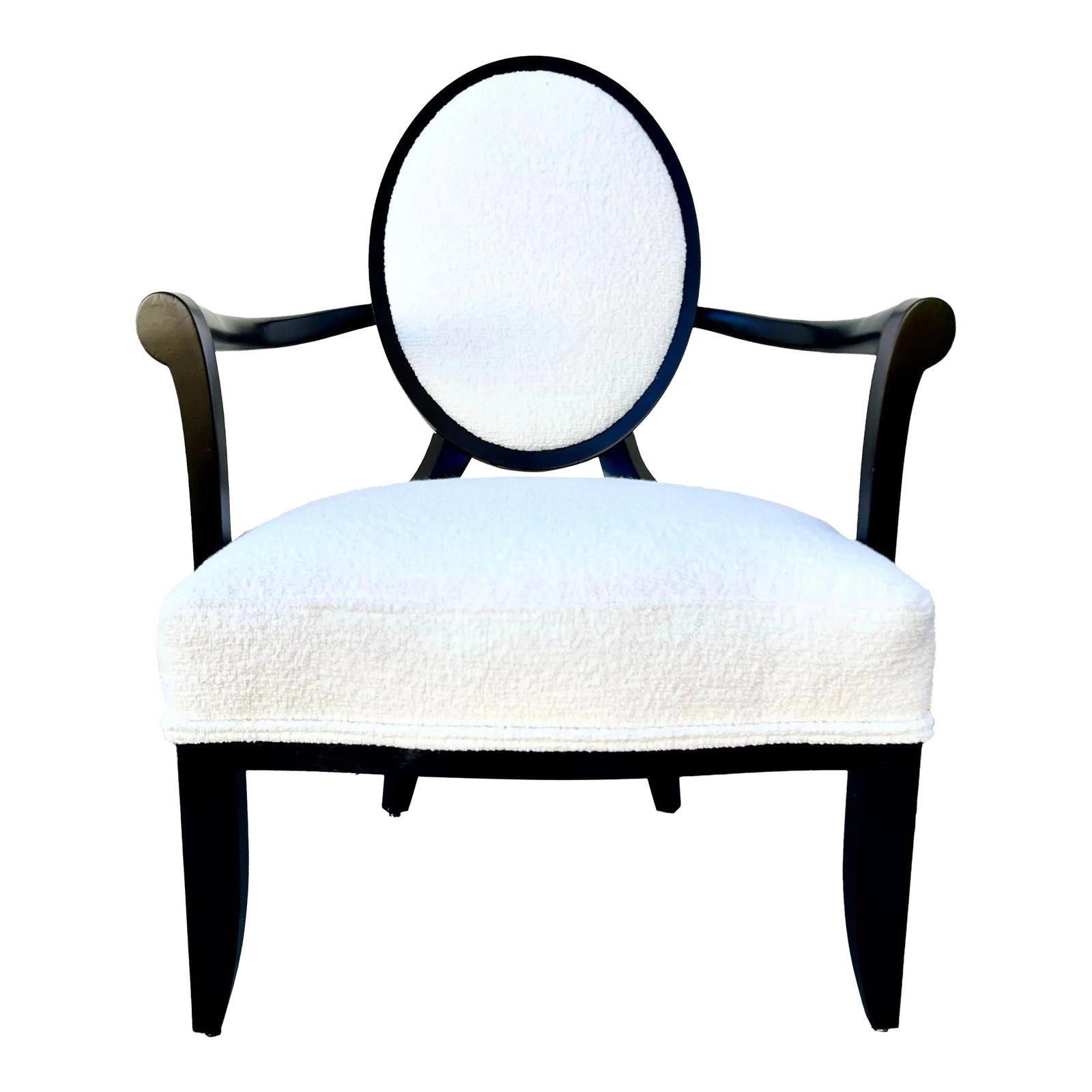 Barbara Barry for Baker Oval X Back Lounge Chair (1 of 10)