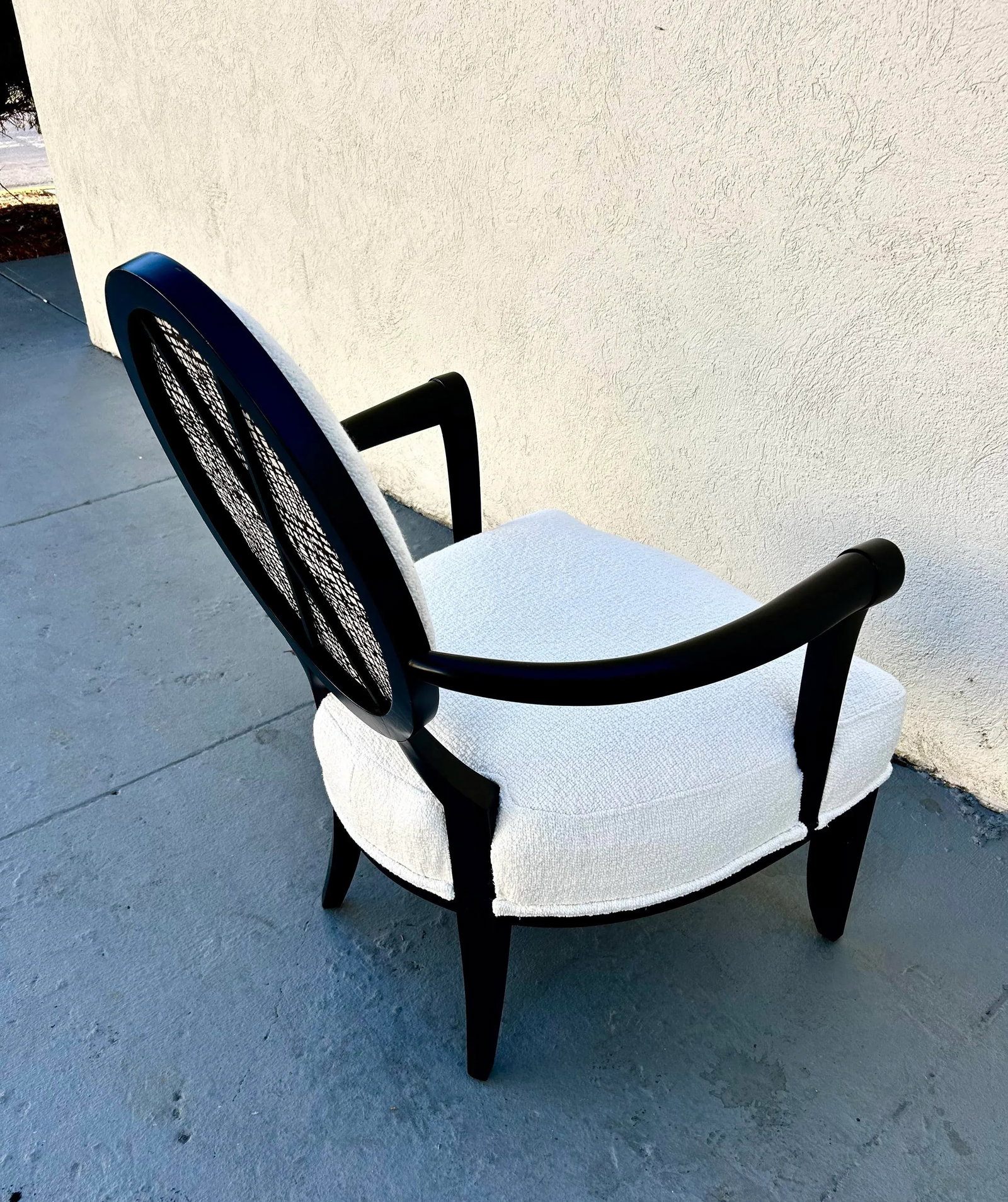 Barbara Barry for Baker Oval X Back Lounge Chair - 8