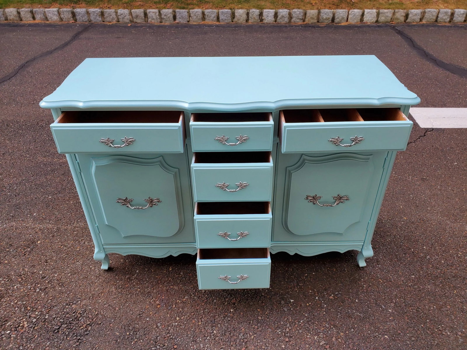 1950s French Buffet Coastal Living Server - 6