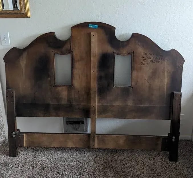 1970s Drexel French Provincial Grand Villa Headboard Queen - 2