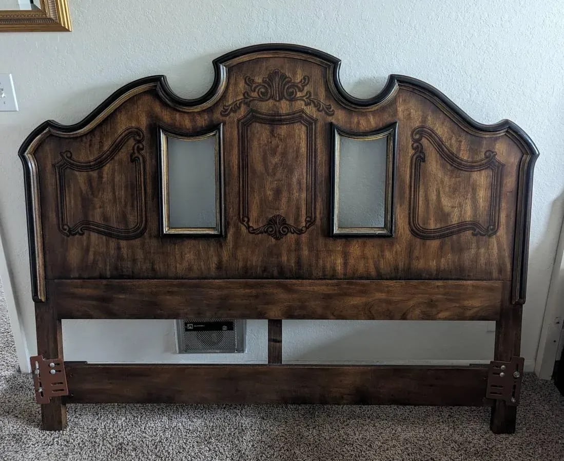1970s Drexel French Provincial Grand Villa Headboard Queen - 6