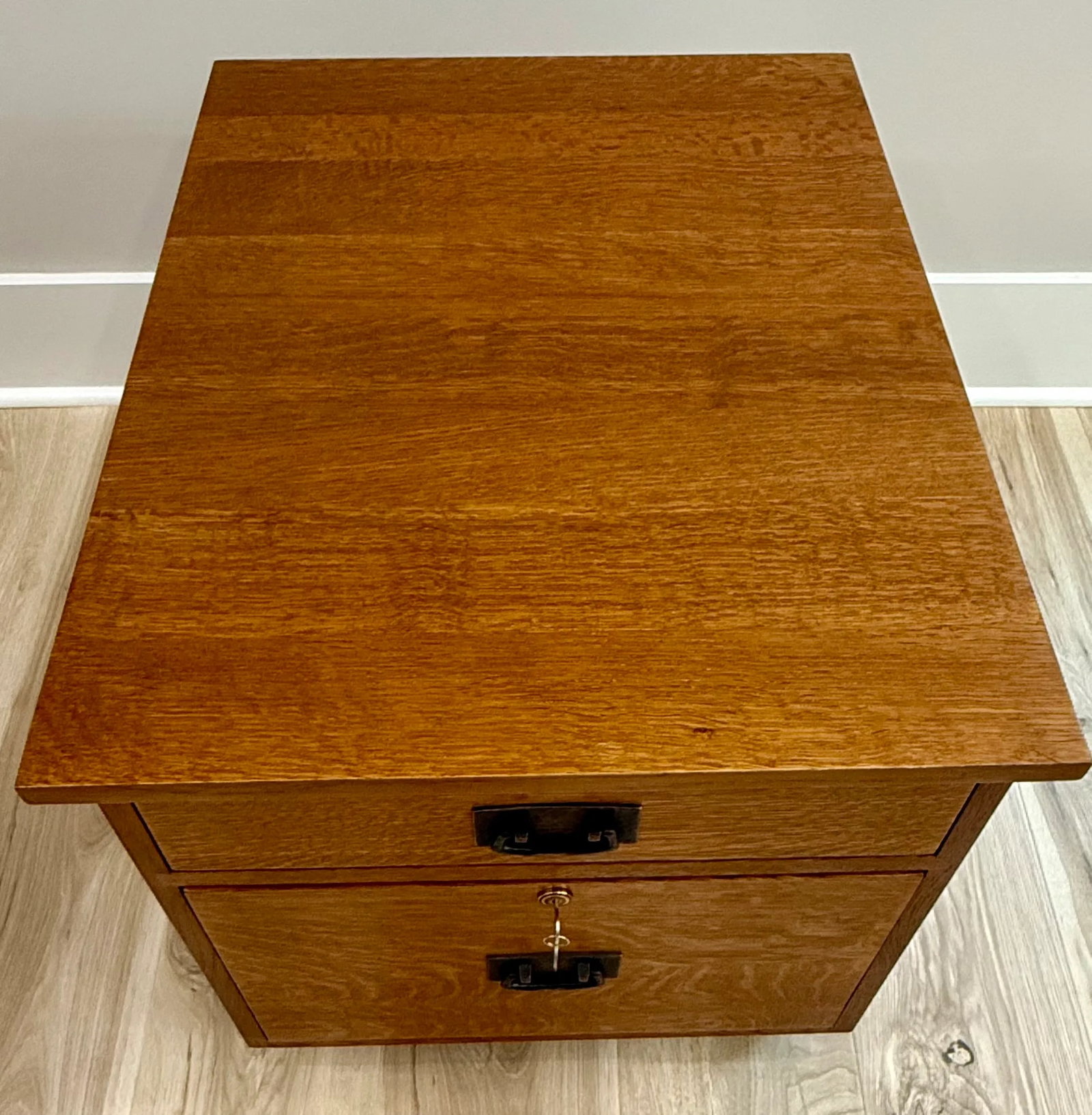 Stickley Mission Oak Rolling File Cabinet - 2