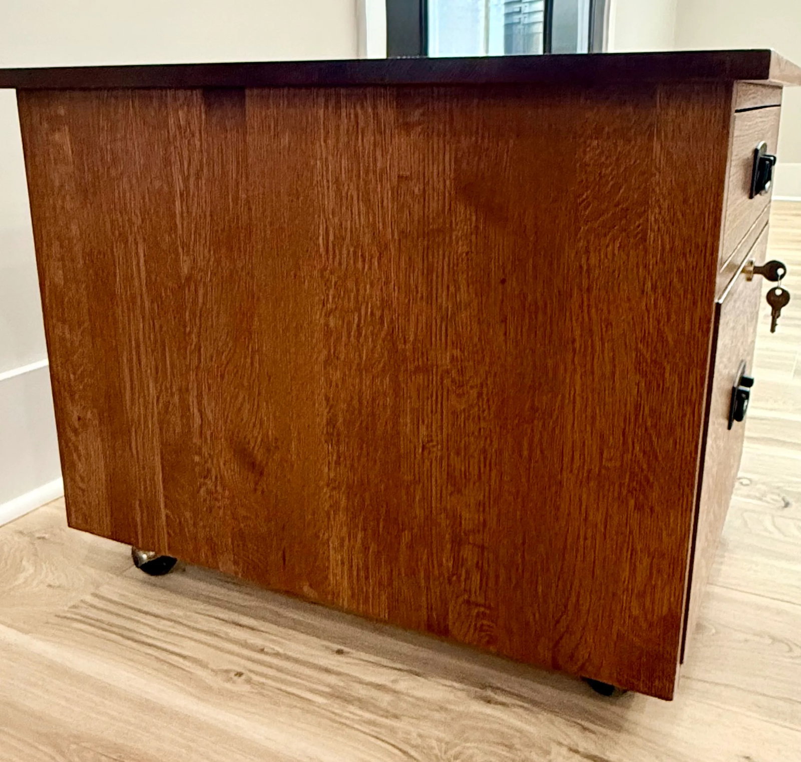 Stickley Mission Oak Rolling File Cabinet - 6