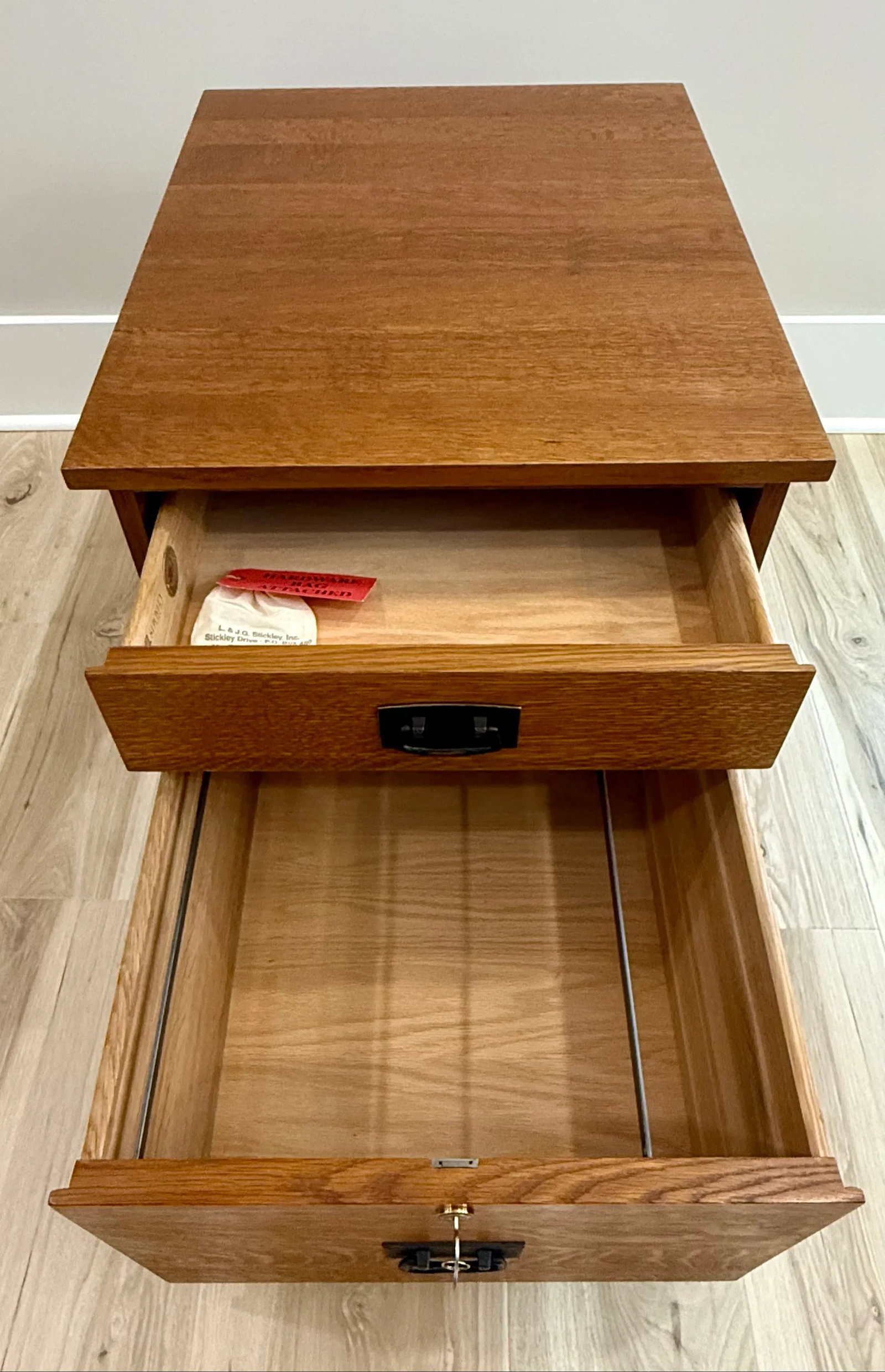 Stickley Mission Oak Rolling File Cabinet - 7