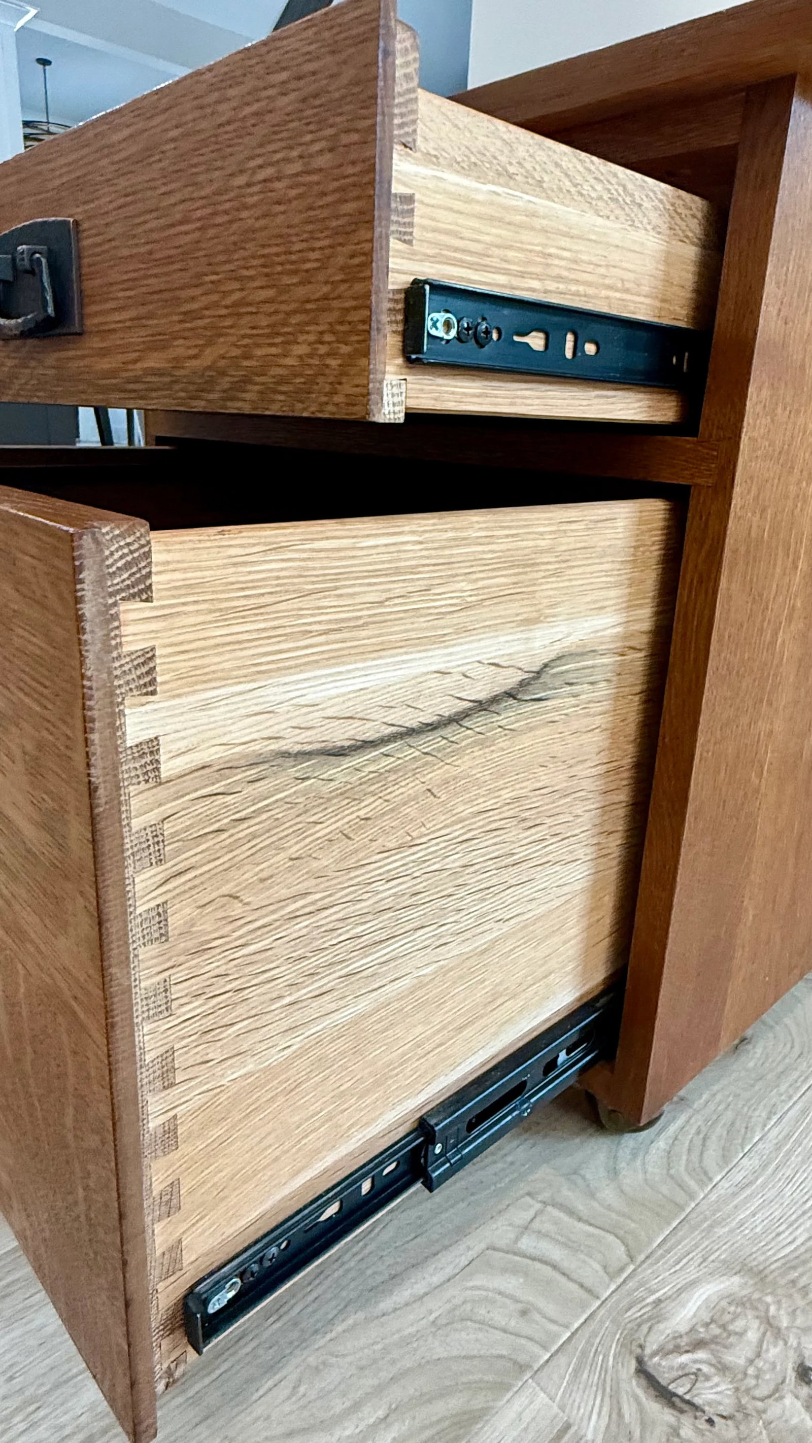 Stickley Mission Oak Rolling File Cabinet - 8