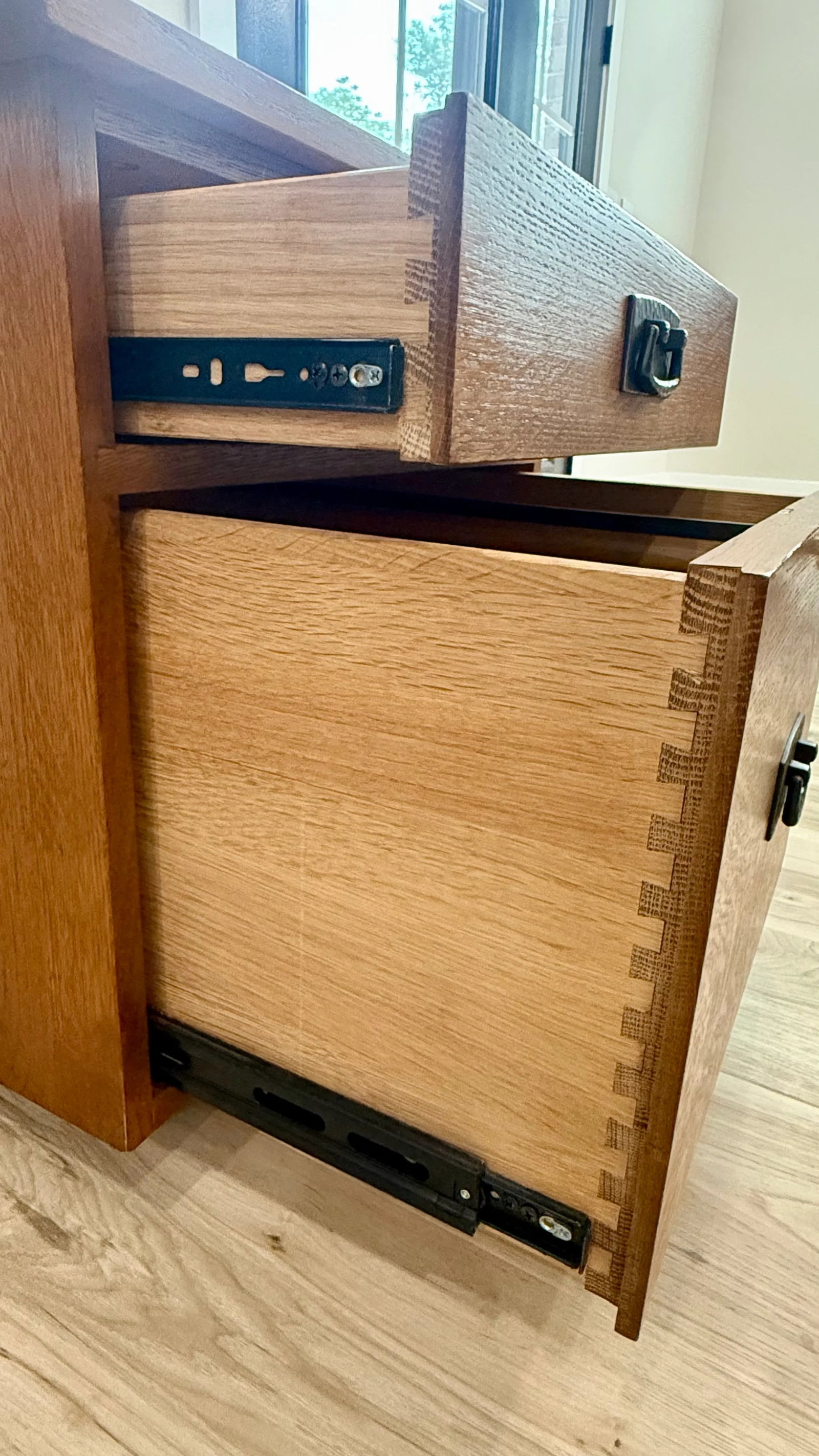Stickley Mission Oak Rolling File Cabinet - 9
