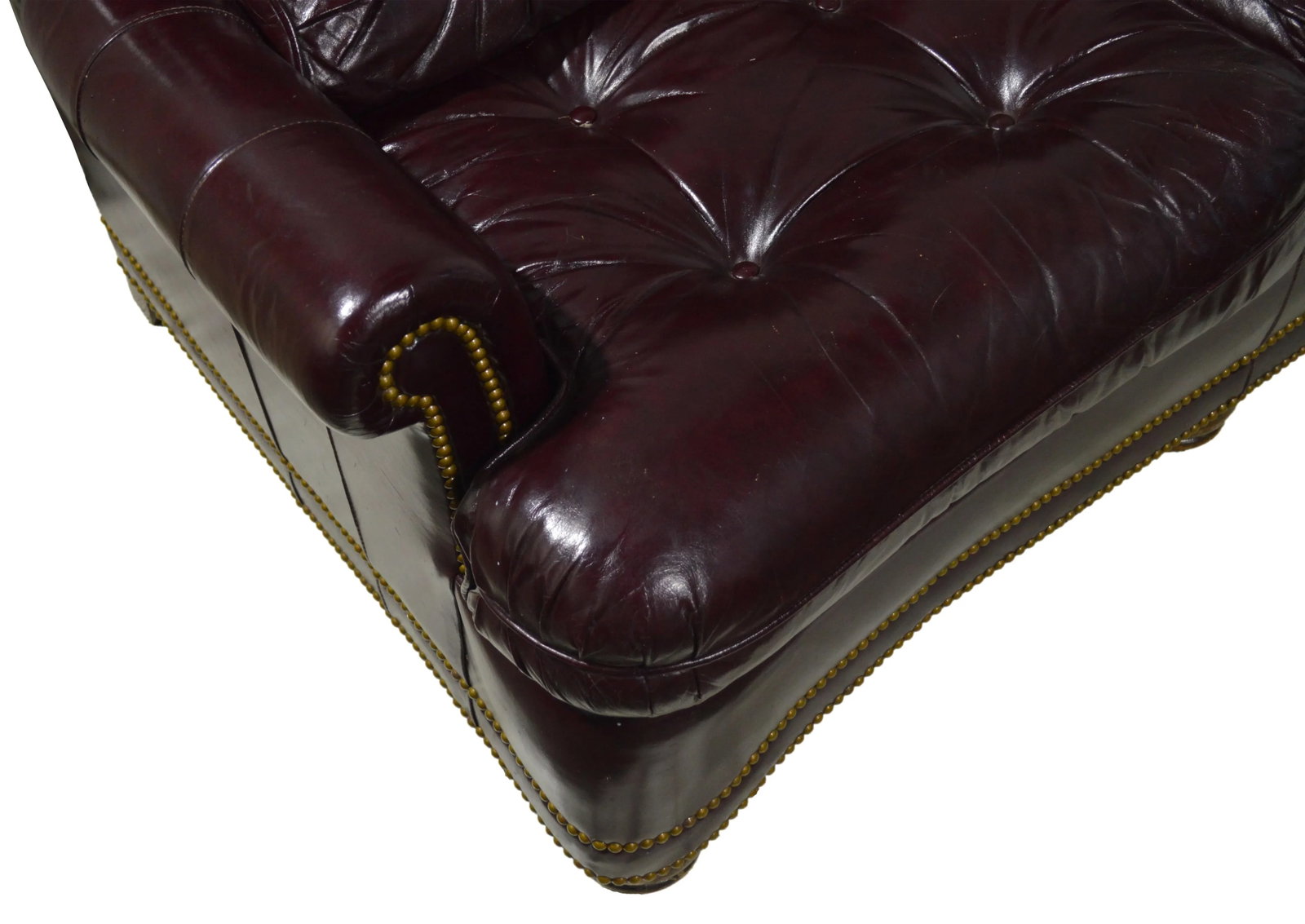 Late 20th Century Hancock & Moore Fine Tufted Leather Sofa - 4