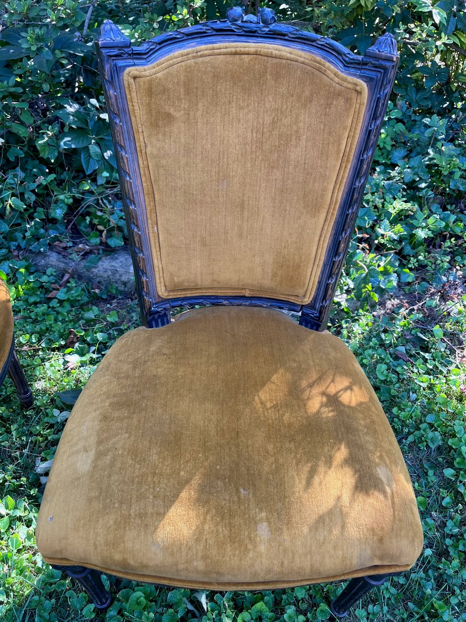 Late 19th Century Pair of Louis XVI Style Side Chairs - 6