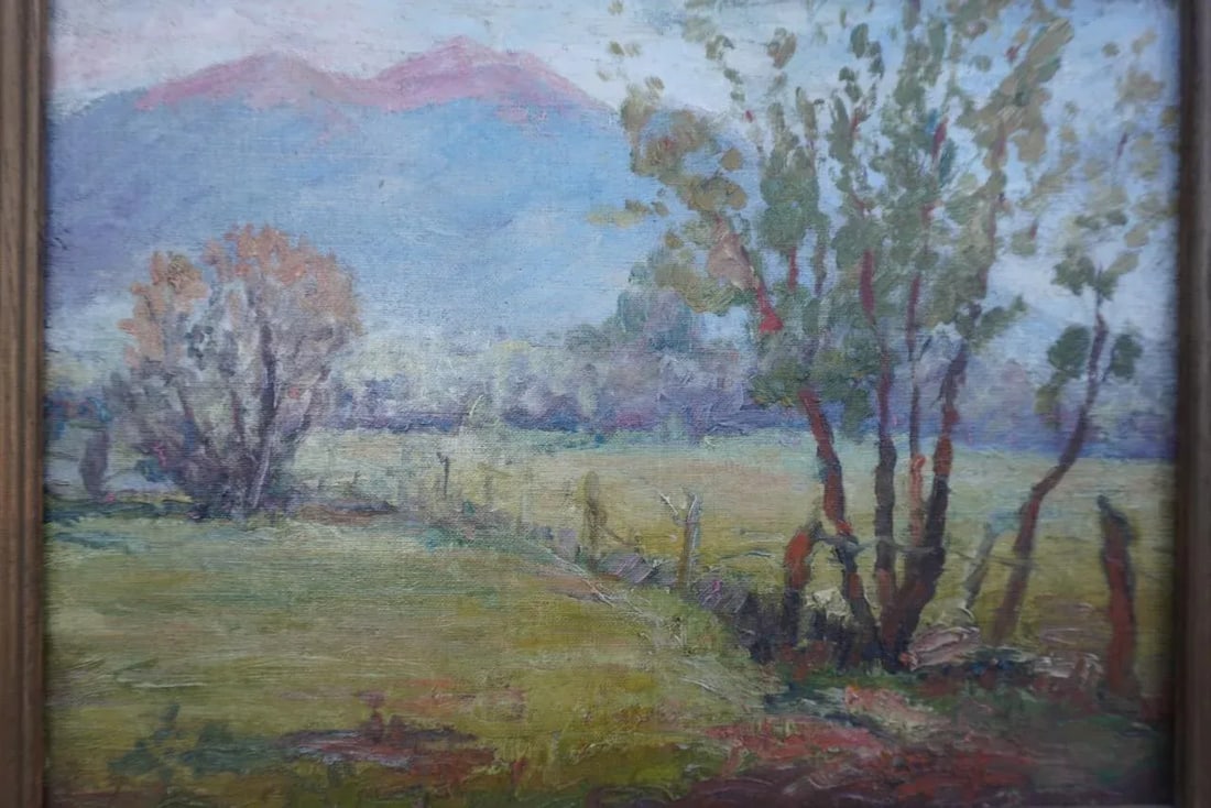 California Landscape, Oil on Board - 2