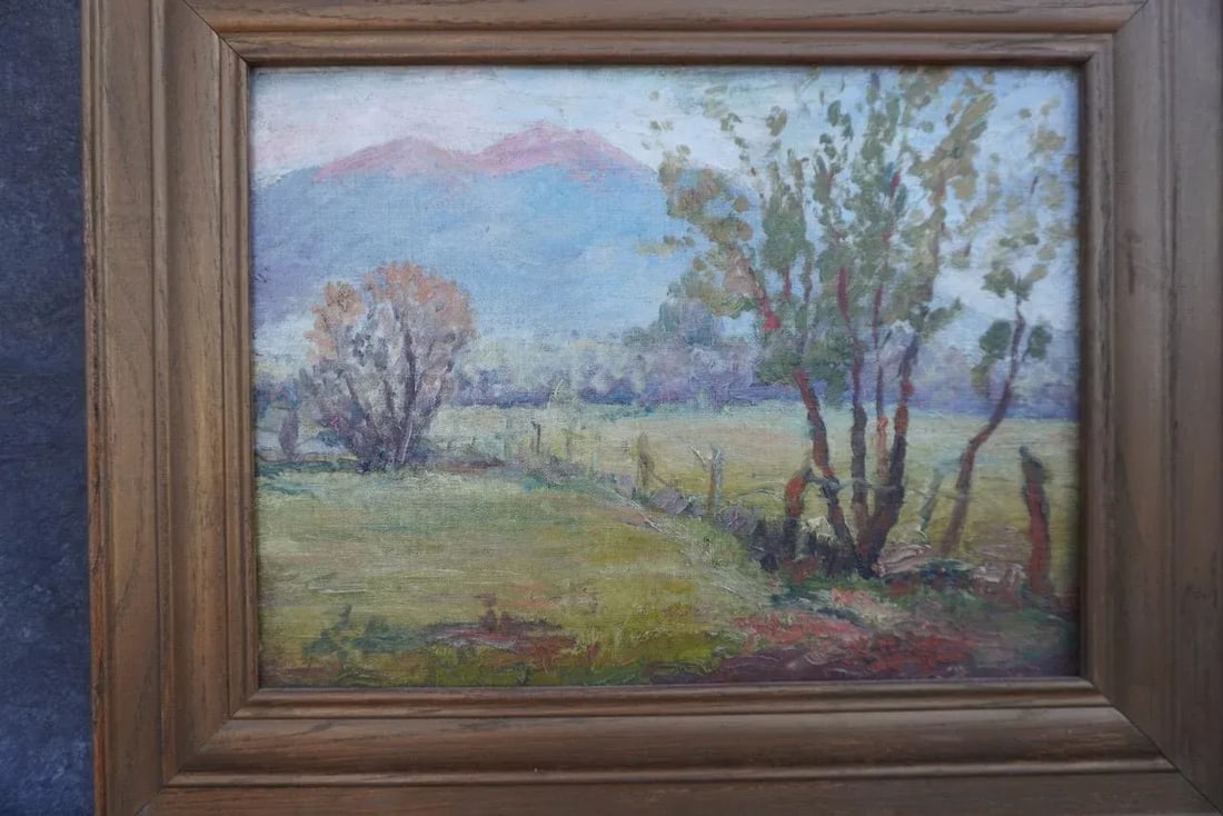 California Landscape, Oil on Board - 3