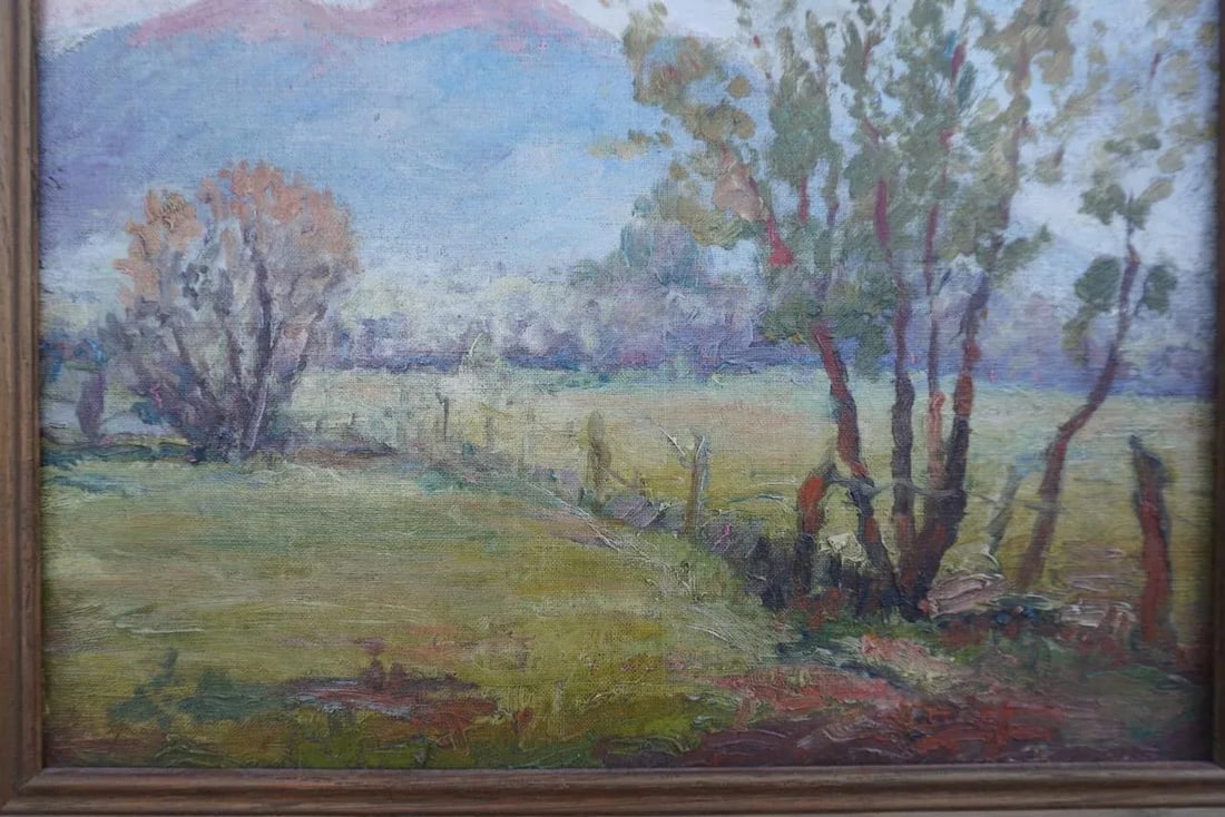 California Landscape, Oil on Board - 4