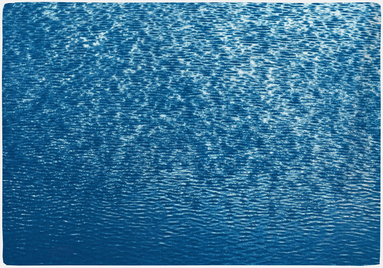 Serene Cove Waters in the Mediterranean, Nautical Cyanotype Print of a Greek Cove, Limited Edition b - 11