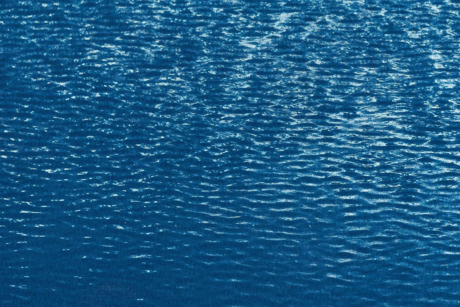 Serene Cove Waters in the Mediterranean, Nautical Cyanotype Print of a Greek Cove, Limited Edition b - 6