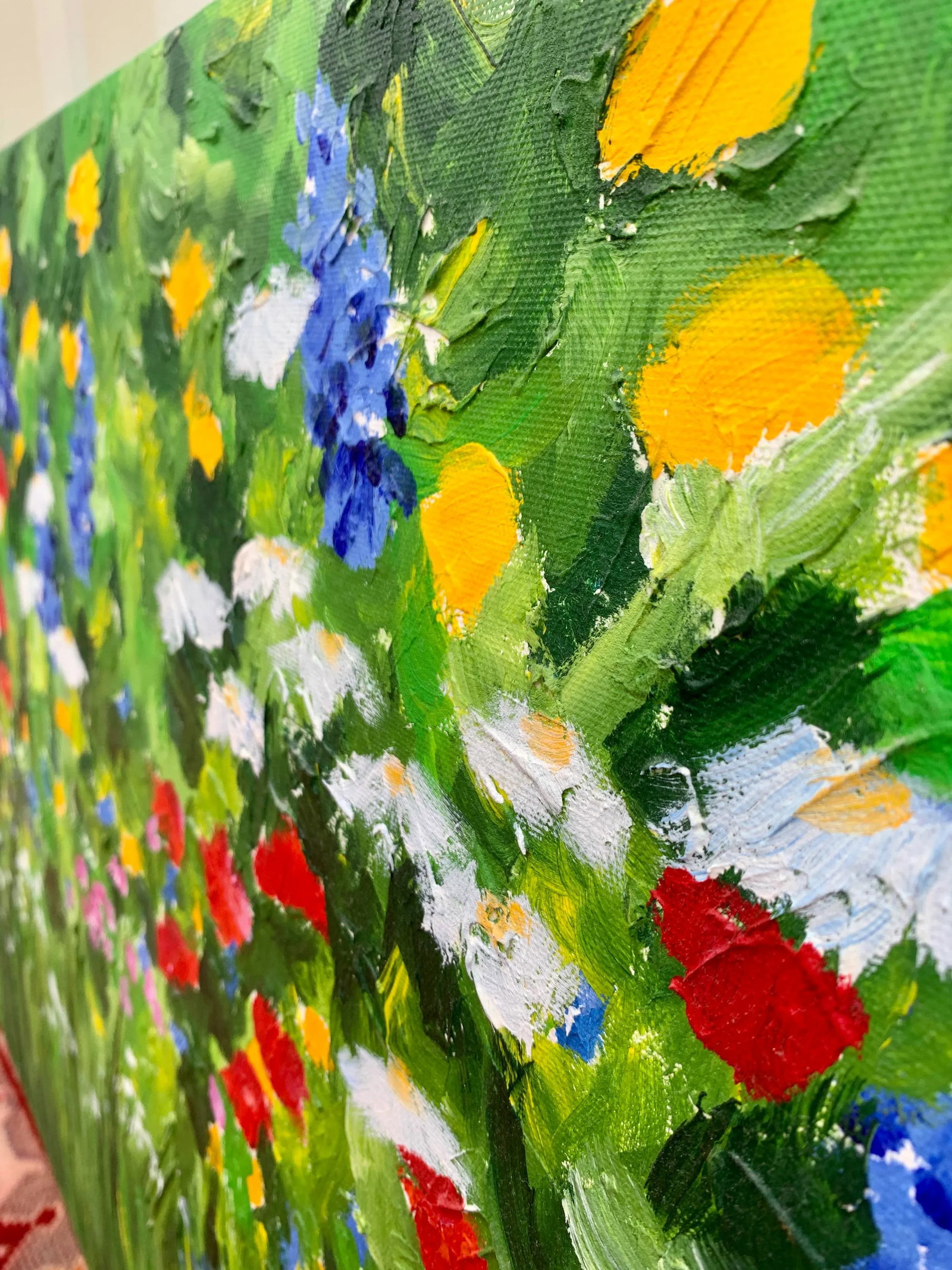 Original Teresa M. Turner "Freedom Garden" Diptych Paintings- a Pair - 6