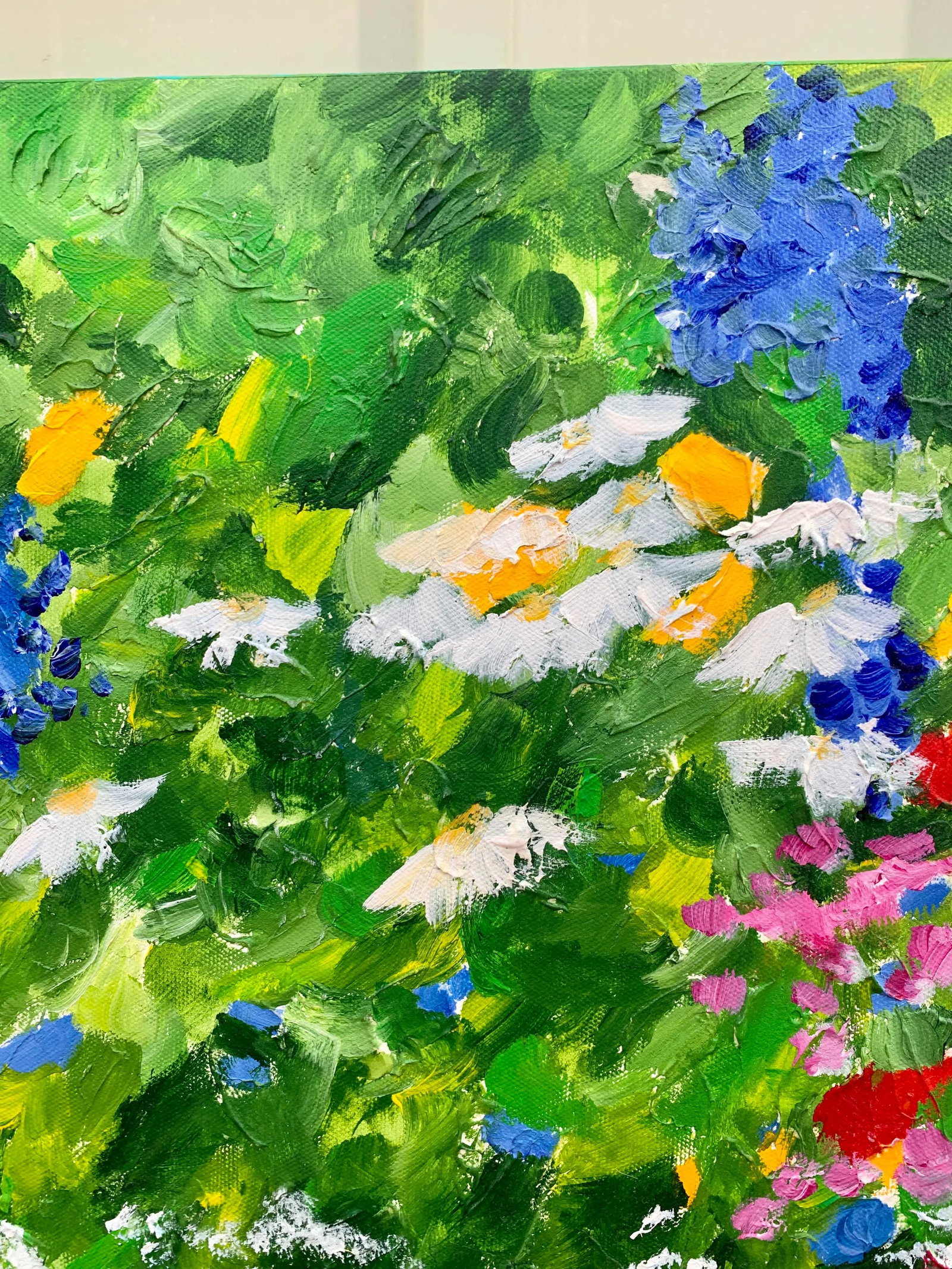 Original Teresa M. Turner "Freedom Garden" Diptych Paintings- a Pair - 8