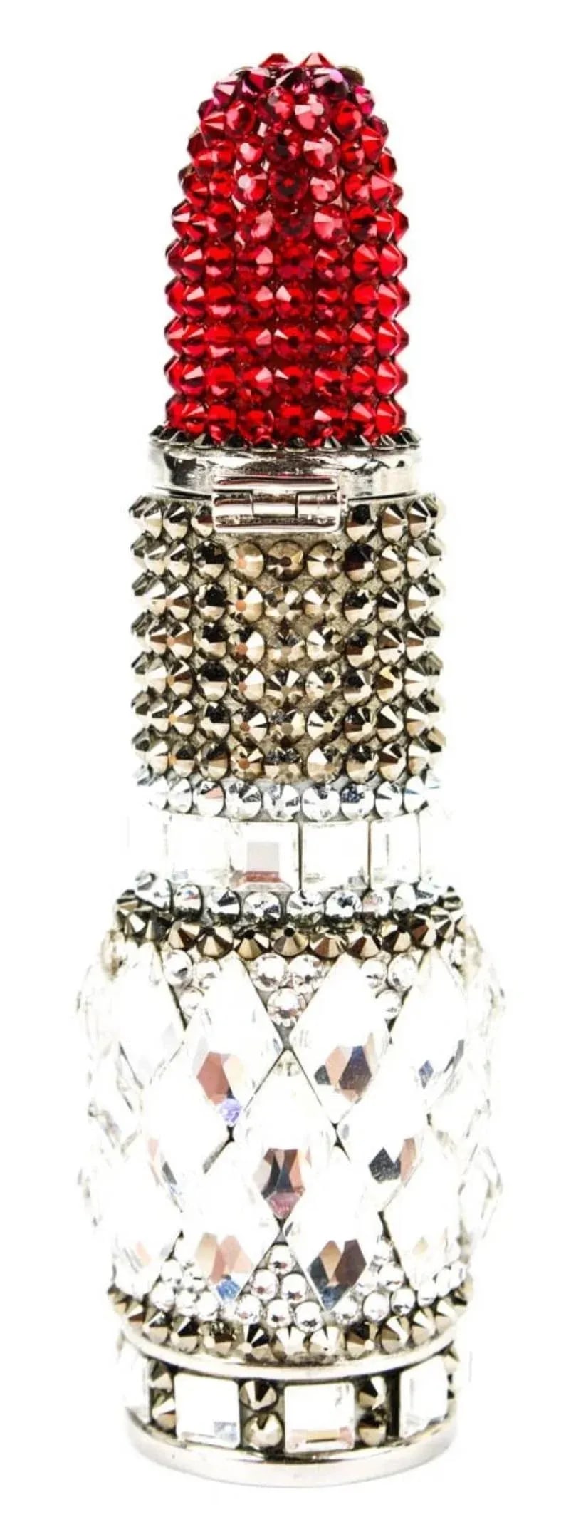 2020s Judith Leiber Lipstick Pillbox Crystal Pill Box - 3
