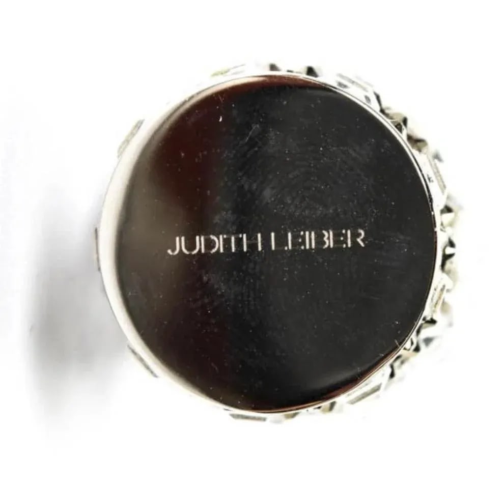 2020s Judith Leiber Lipstick Pillbox Crystal Pill Box - 4