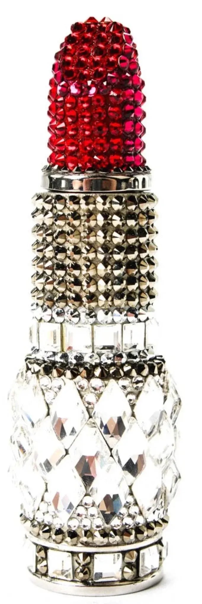 2020s Judith Leiber Lipstick Pillbox Crystal Pill Box - 7
