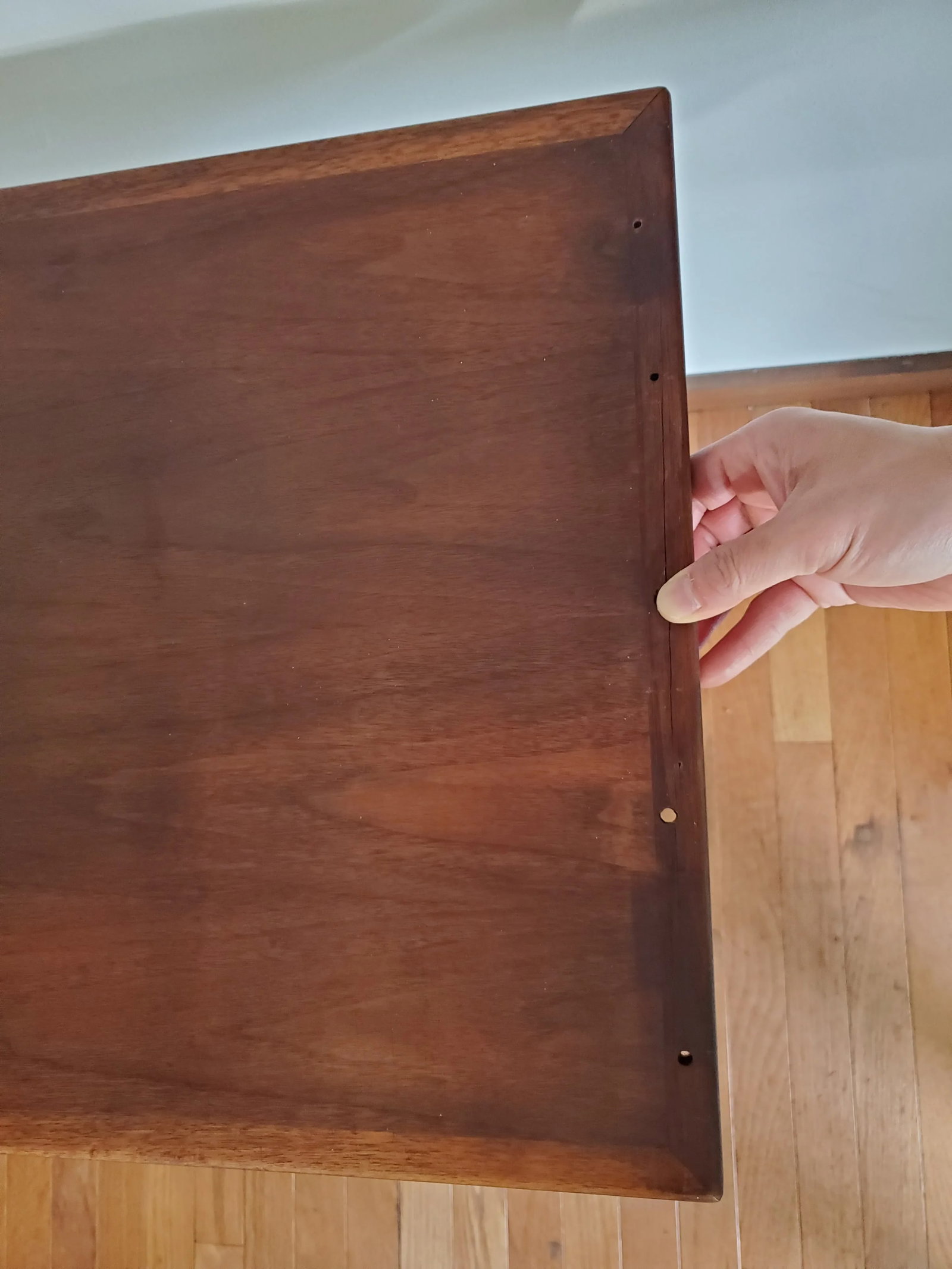 Mid-Century Modern Walnut Floating Desk by Jens Risom - 8