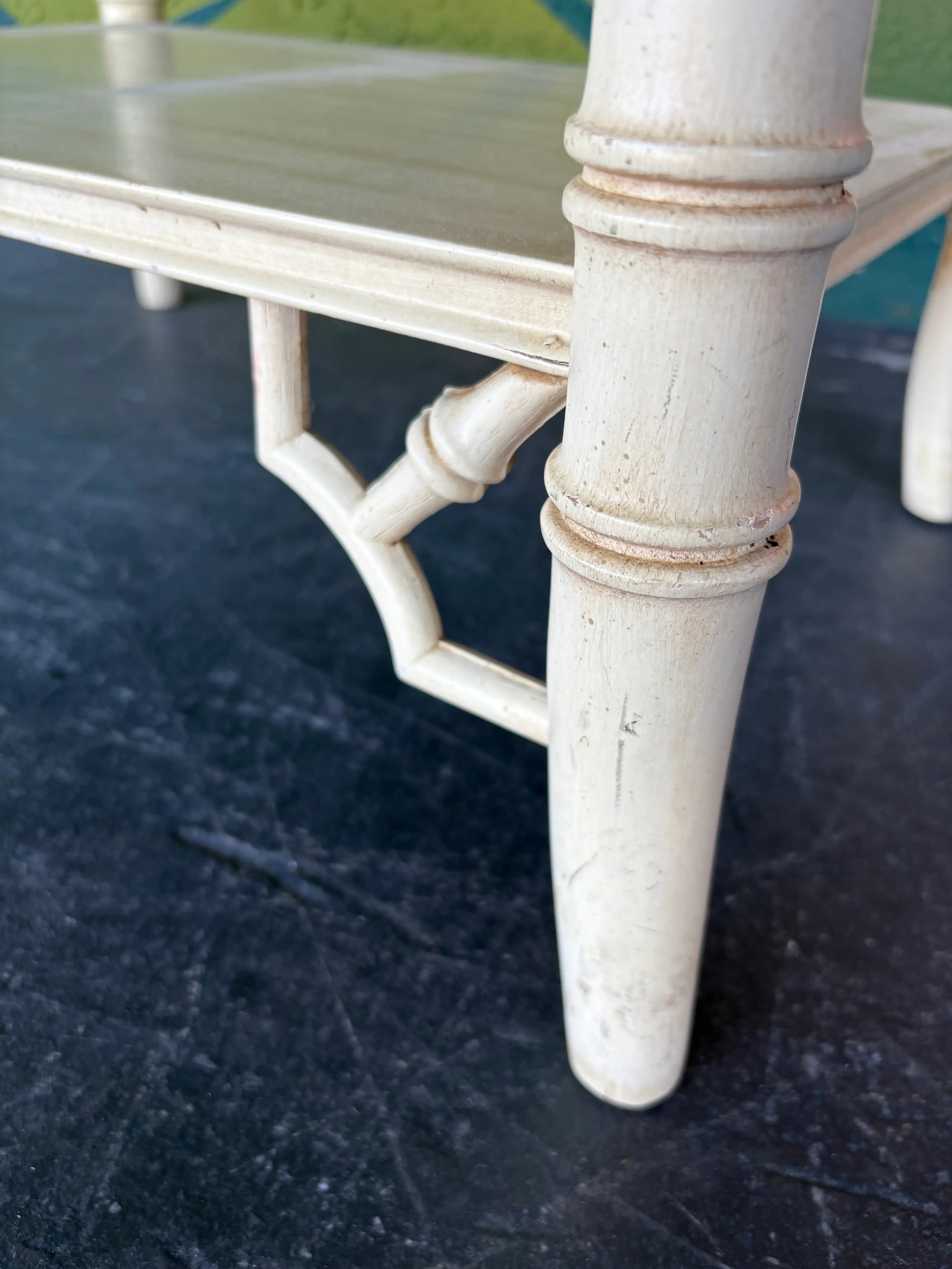 Thomasville Allegro Faux Bamboo End Table - 3