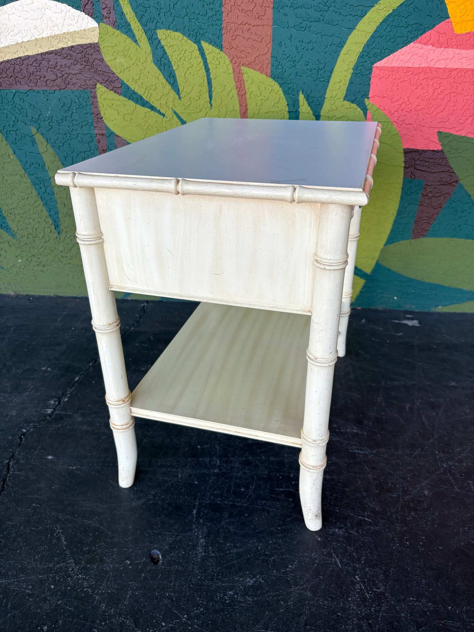 Thomasville Allegro Faux Bamboo End Table - 4