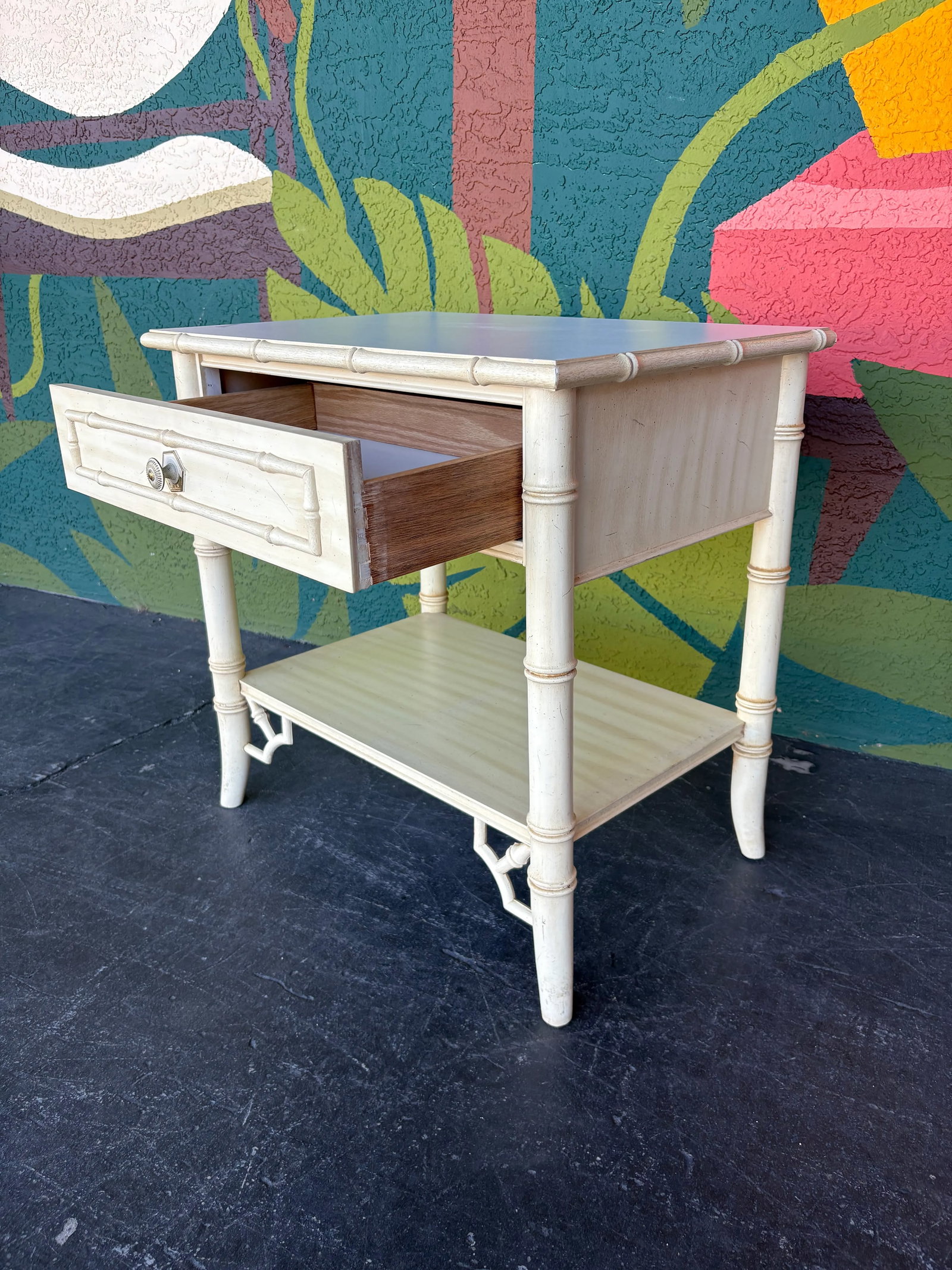 Thomasville Allegro Faux Bamboo End Table - 6