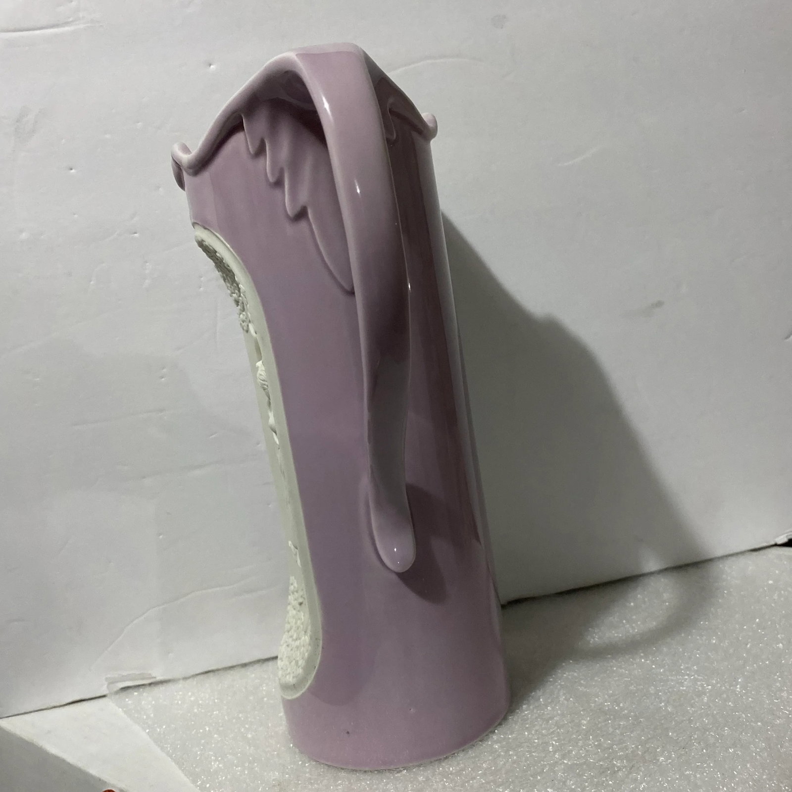 Art Nouveau Intaglio Porcelain Pitcher - 3