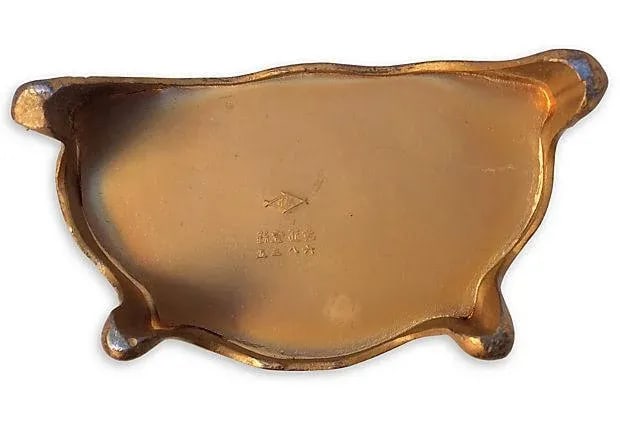 Antique Gold Dragon Chinosiere Chest - 8