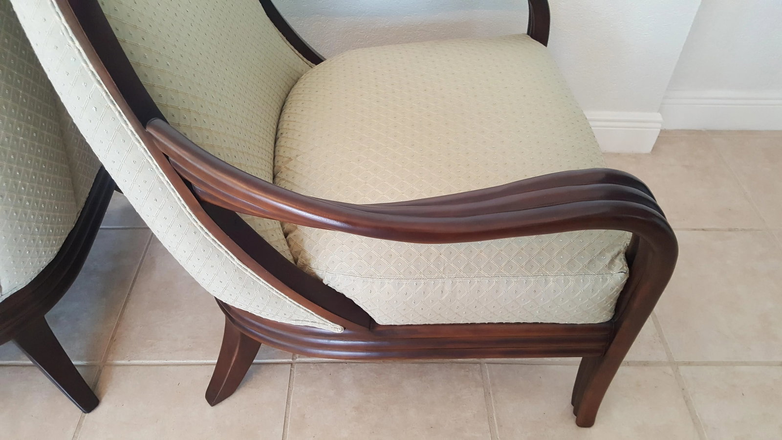 Thomasville Bentwood Arm Lounge Chairs - a Pair - 8