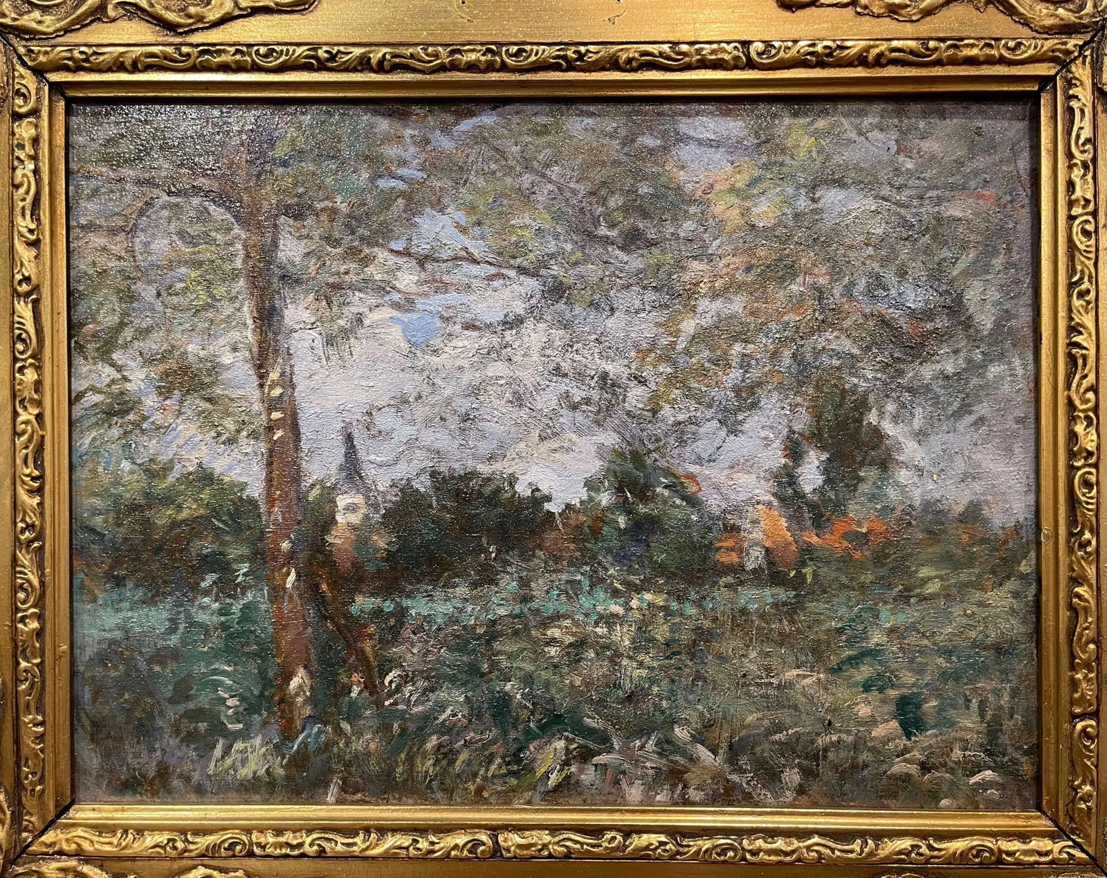 19th Century French Pastoral Oil Painting Signed H. D. Lemaitre - 2