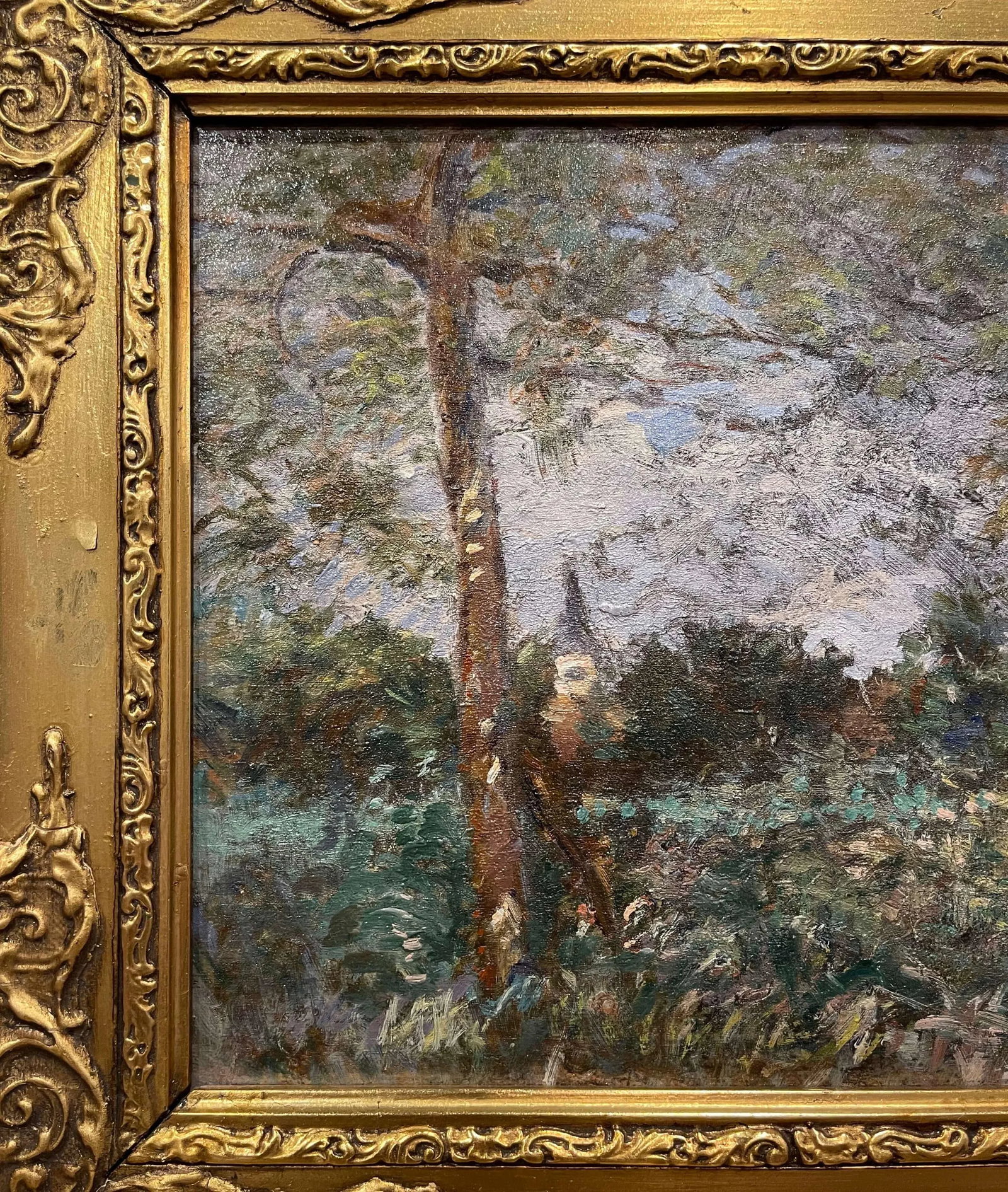 19th Century French Pastoral Oil Painting Signed H. D. Lemaitre - 3