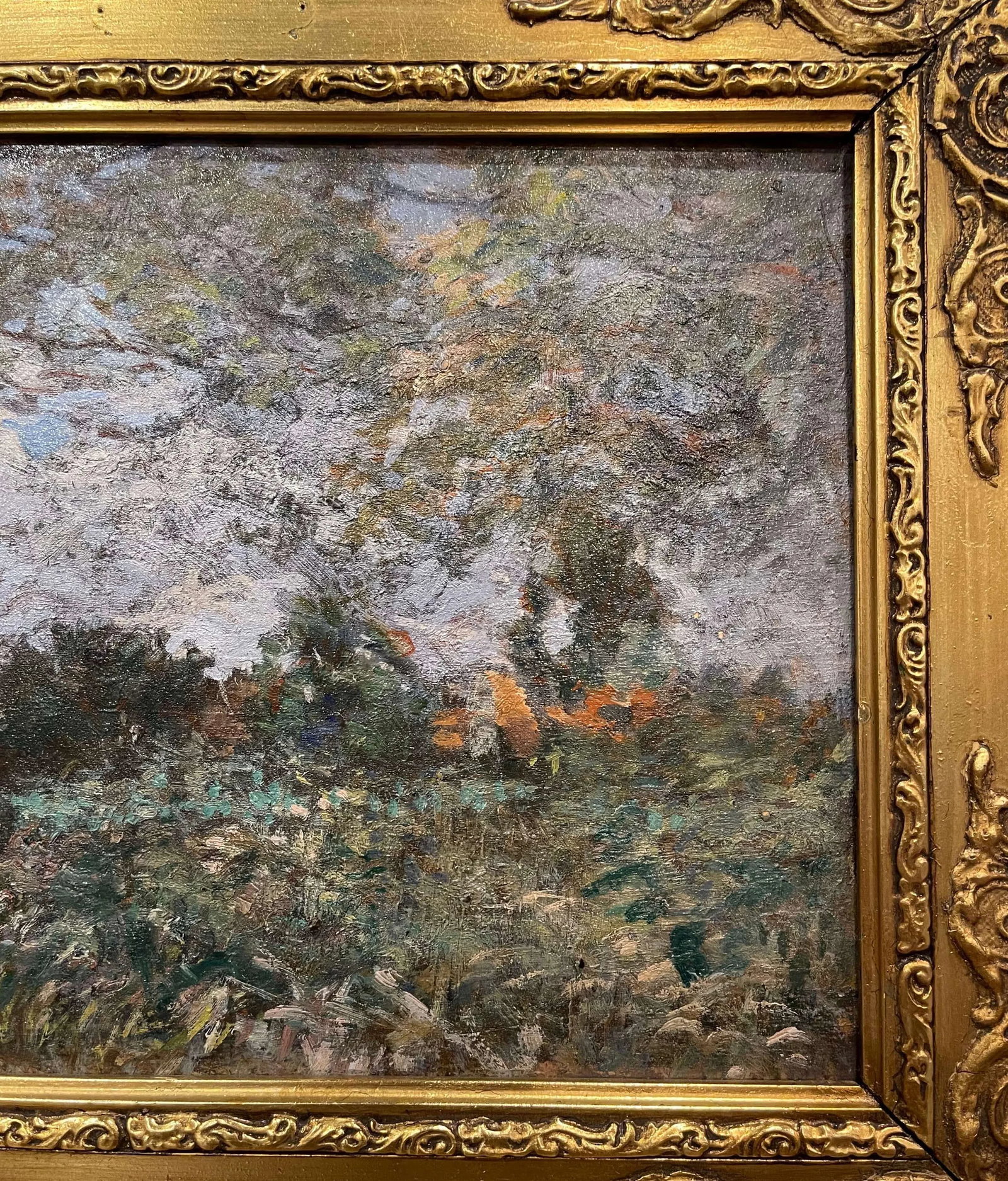 19th Century French Pastoral Oil Painting Signed H. D. Lemaitre - 4