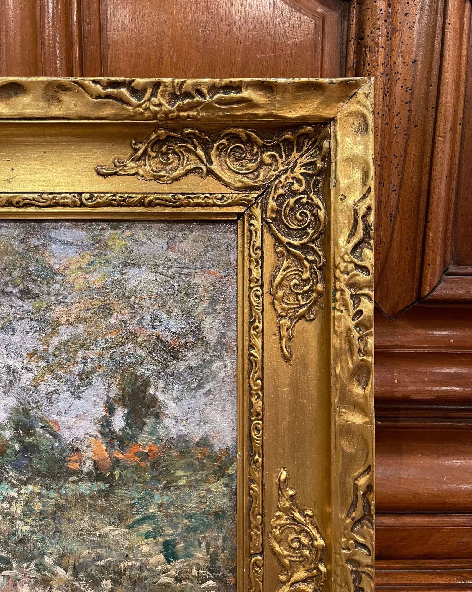 19th Century French Pastoral Oil Painting Signed H. D. Lemaitre - 9