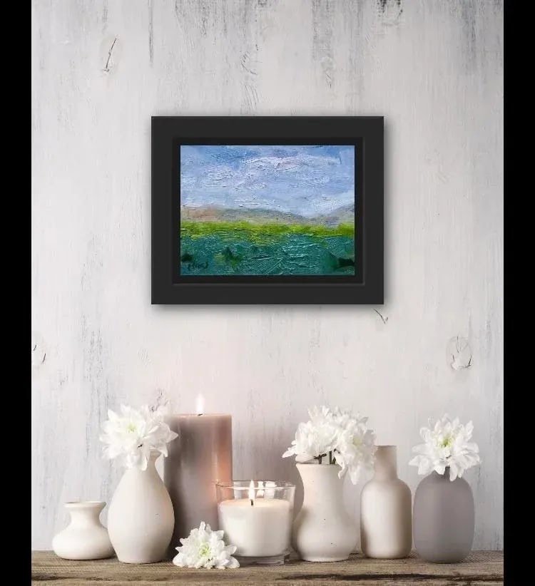 Expressionist Landscape Oil Painting by L Haas - 4