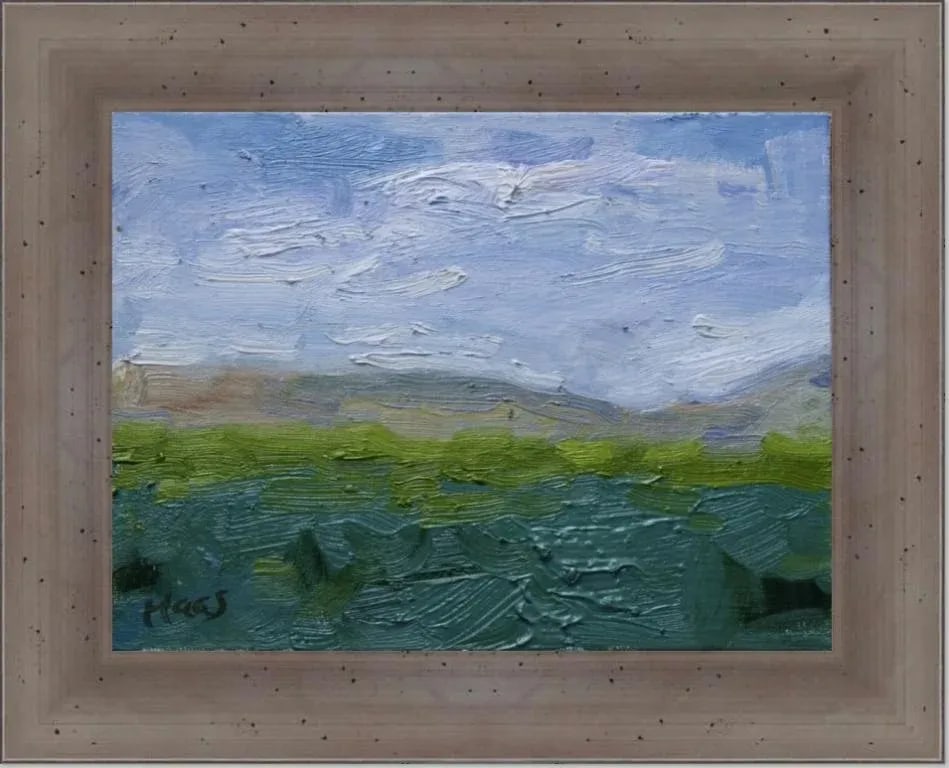 Expressionist Landscape Oil Painting by L Haas - 6