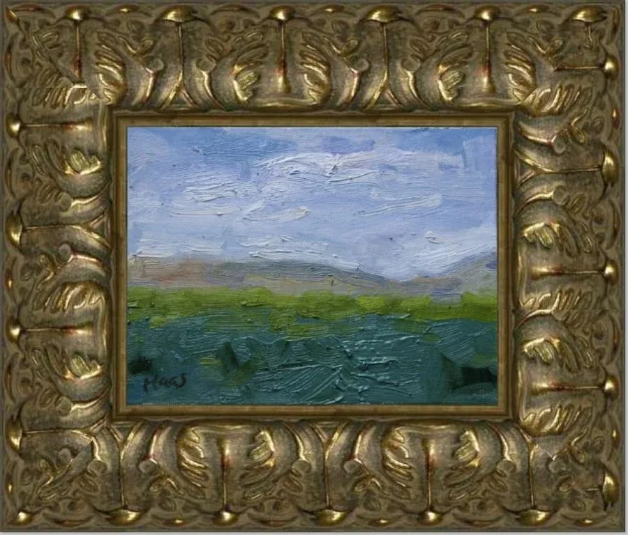 Expressionist Landscape Oil Painting by L Haas - 7