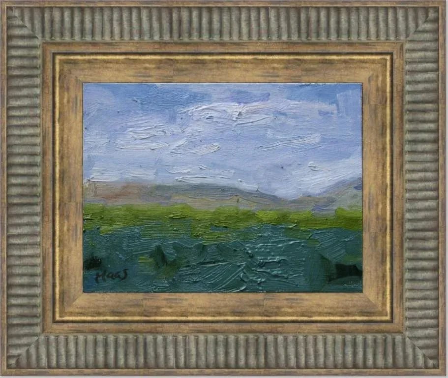 Expressionist Landscape Oil Painting by L Haas - 8