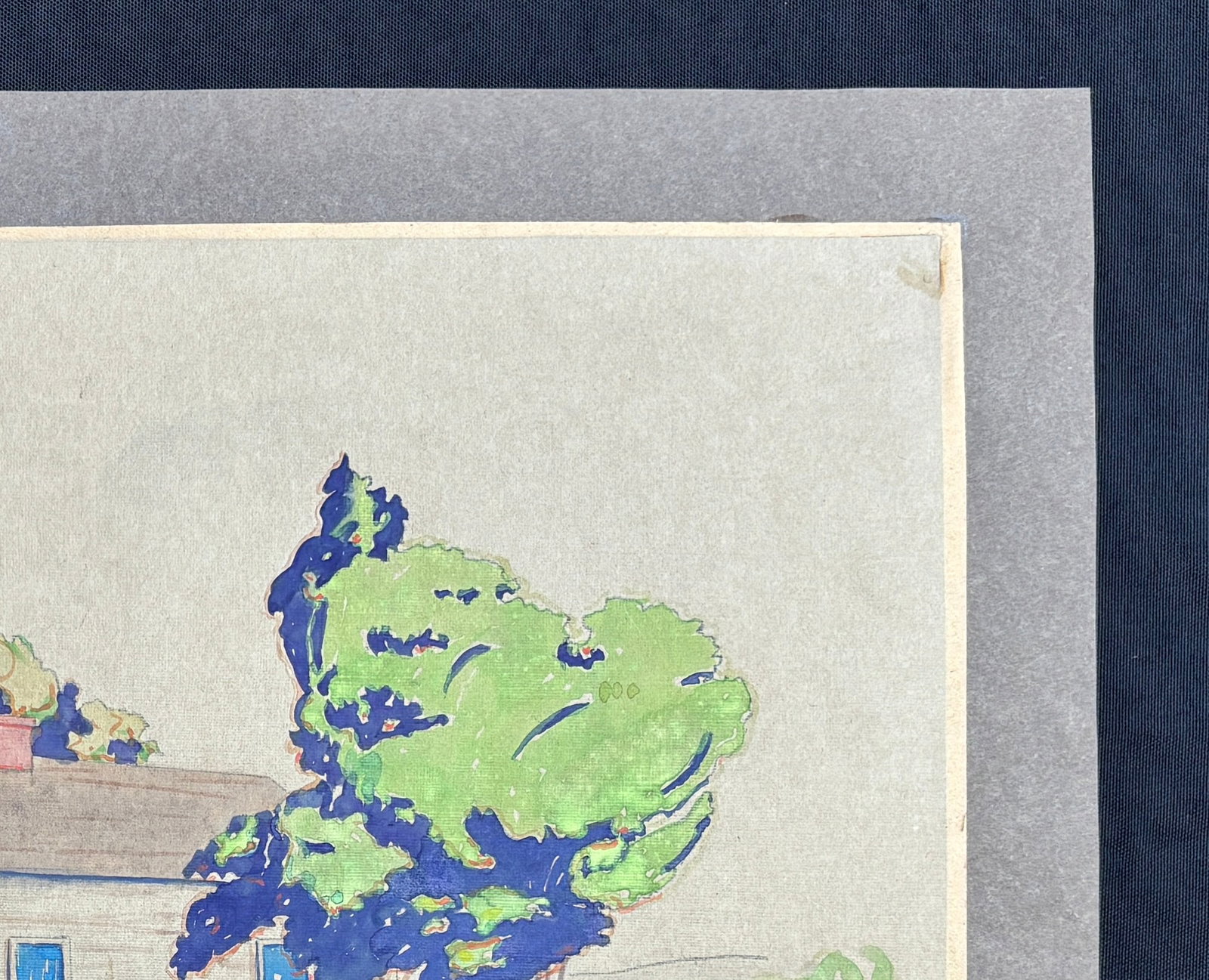 Architectual Study by Indiana Artist Zeno Hodge, Ca 1940s - 8