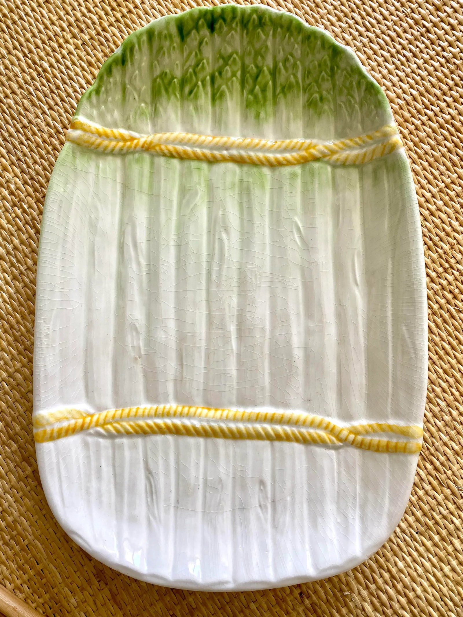 Italian Asparagus Serving Plate - 2