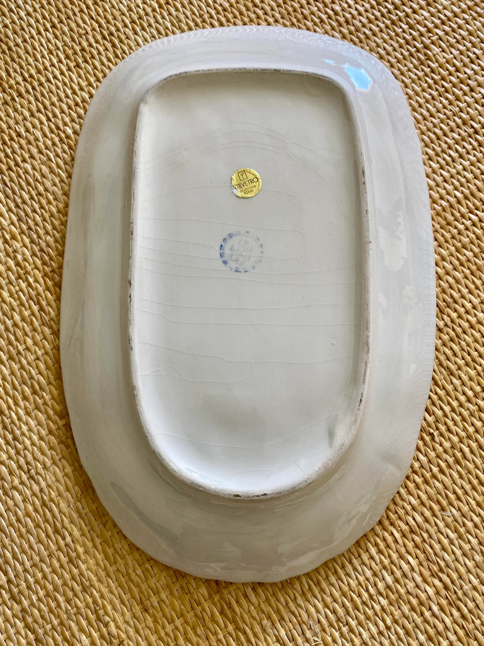 Italian Asparagus Serving Plate - 6