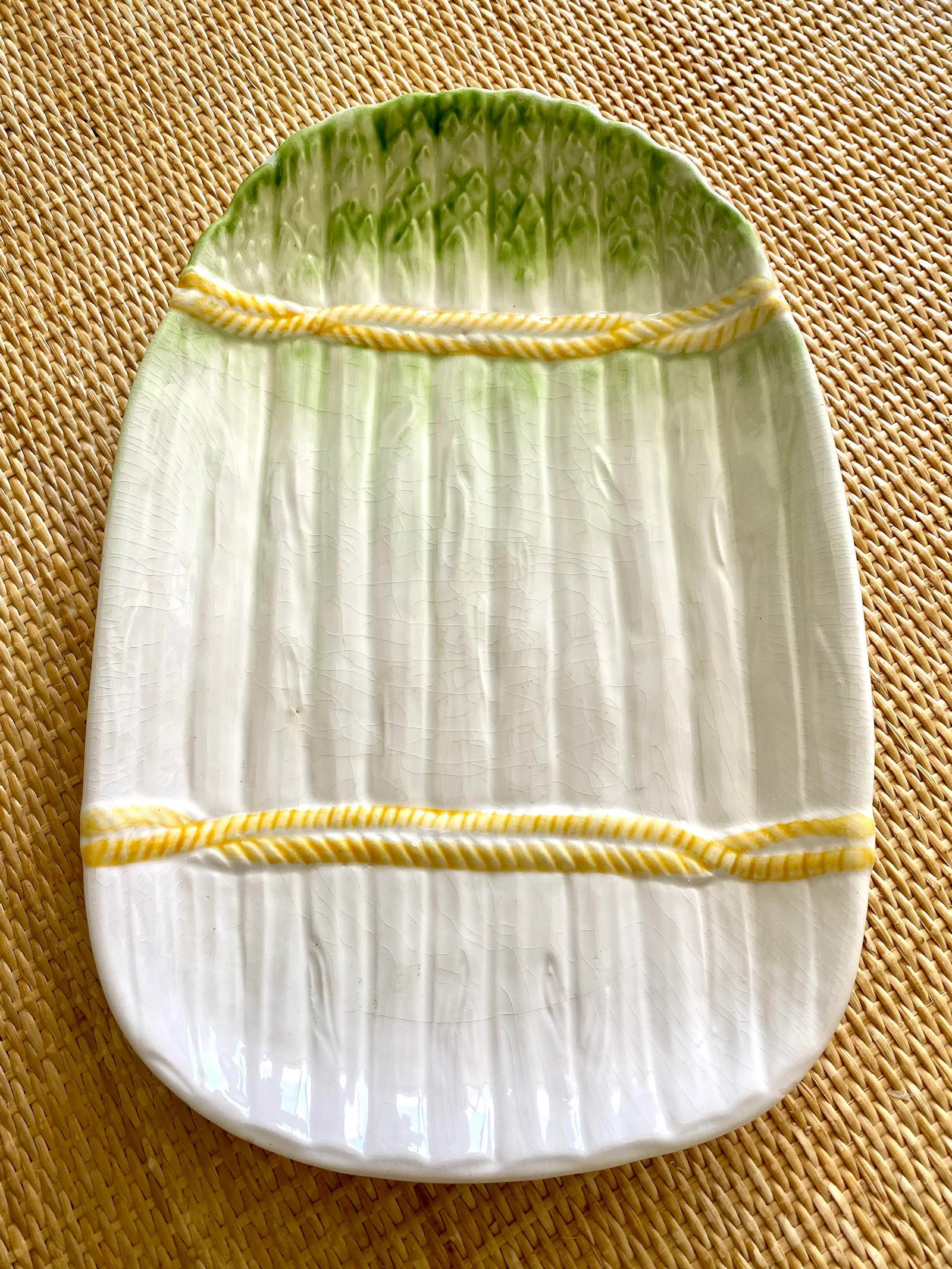 Italian Asparagus Serving Plate - 7
