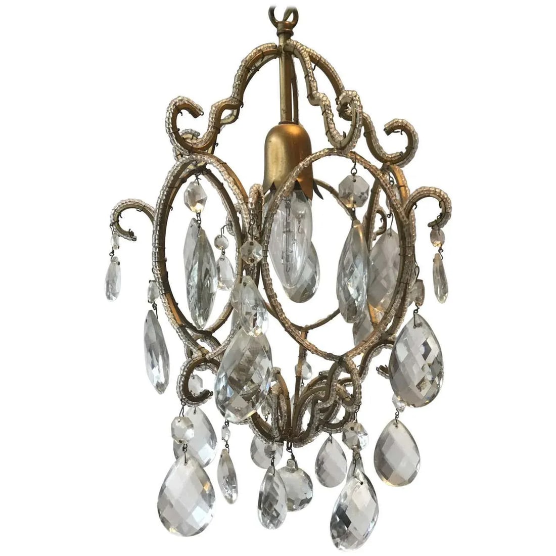 1970s Italian Beaded Chandelier - 10