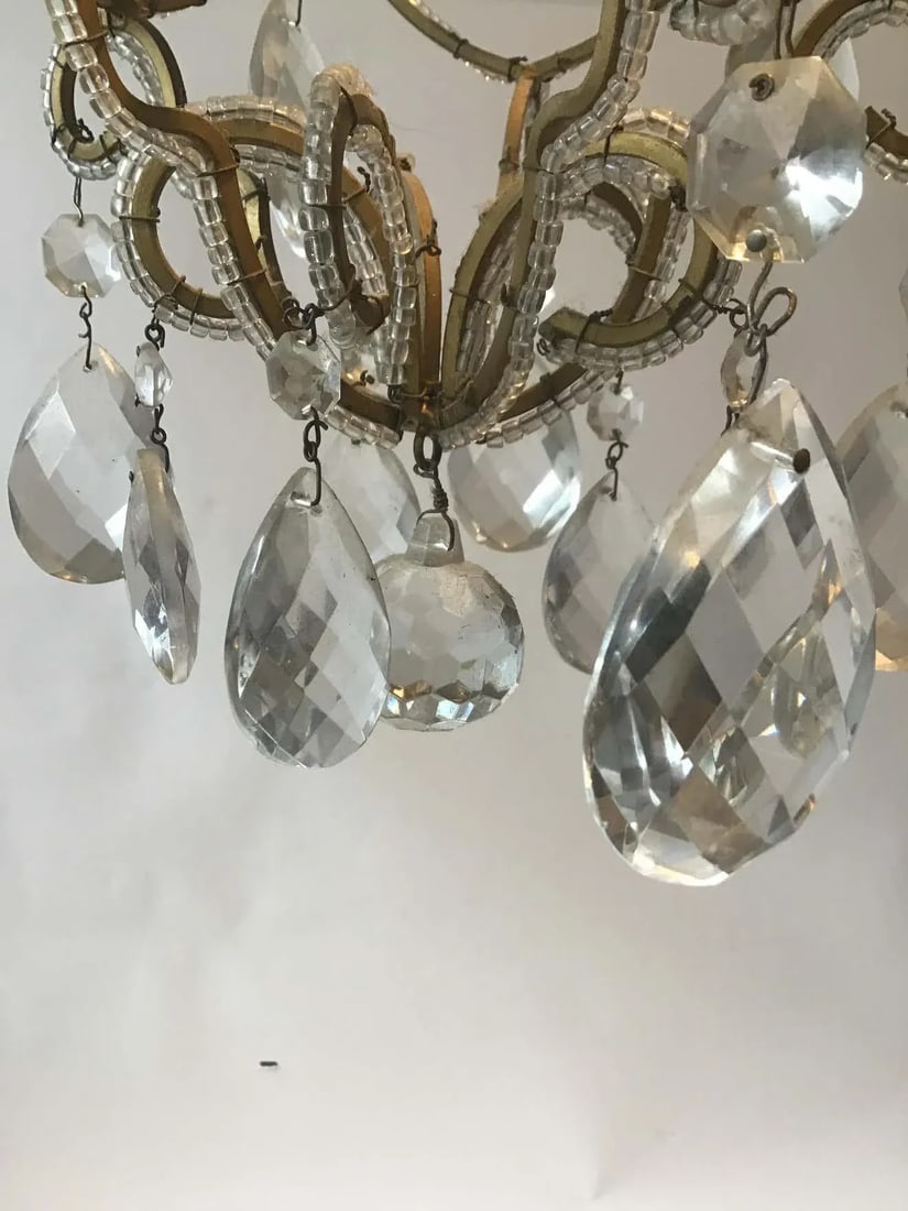 1970s Italian Beaded Chandelier - 6