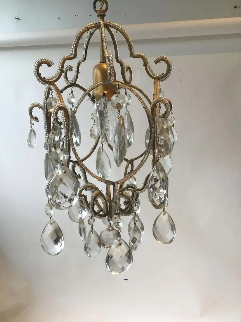 1970s Italian Beaded Chandelier - 8