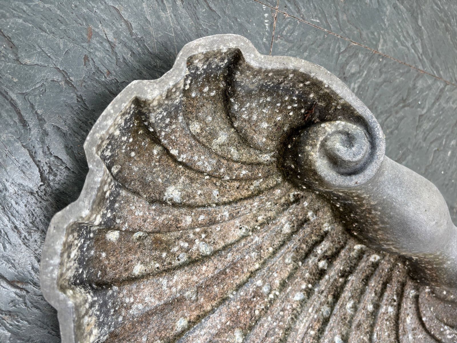 Vintage Cast Aluminum Garden Ornament Bird Bath - 8